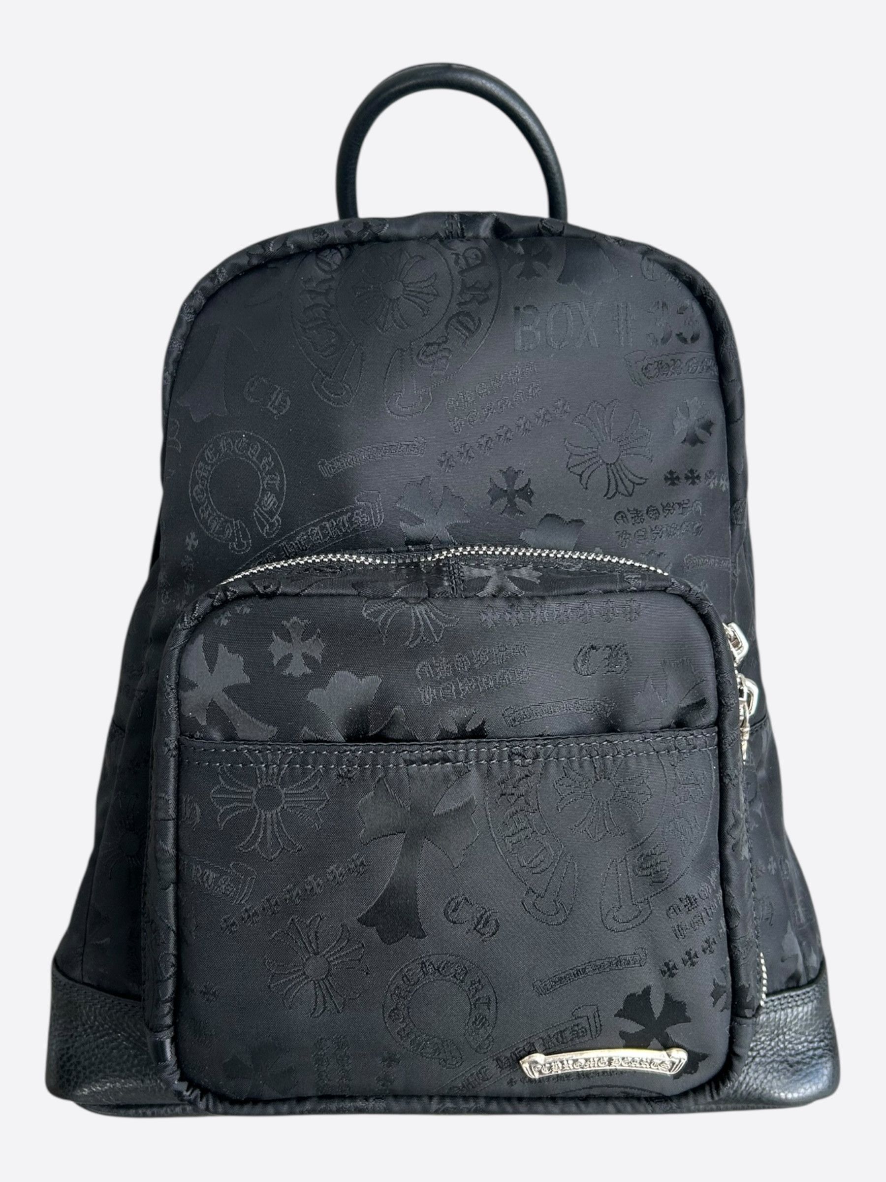 Chrome Hearts Chrome Hearts Black Stencil 7th Grade Nylon Mini Backpack Size ONE SIZE - 1 Thumbnail