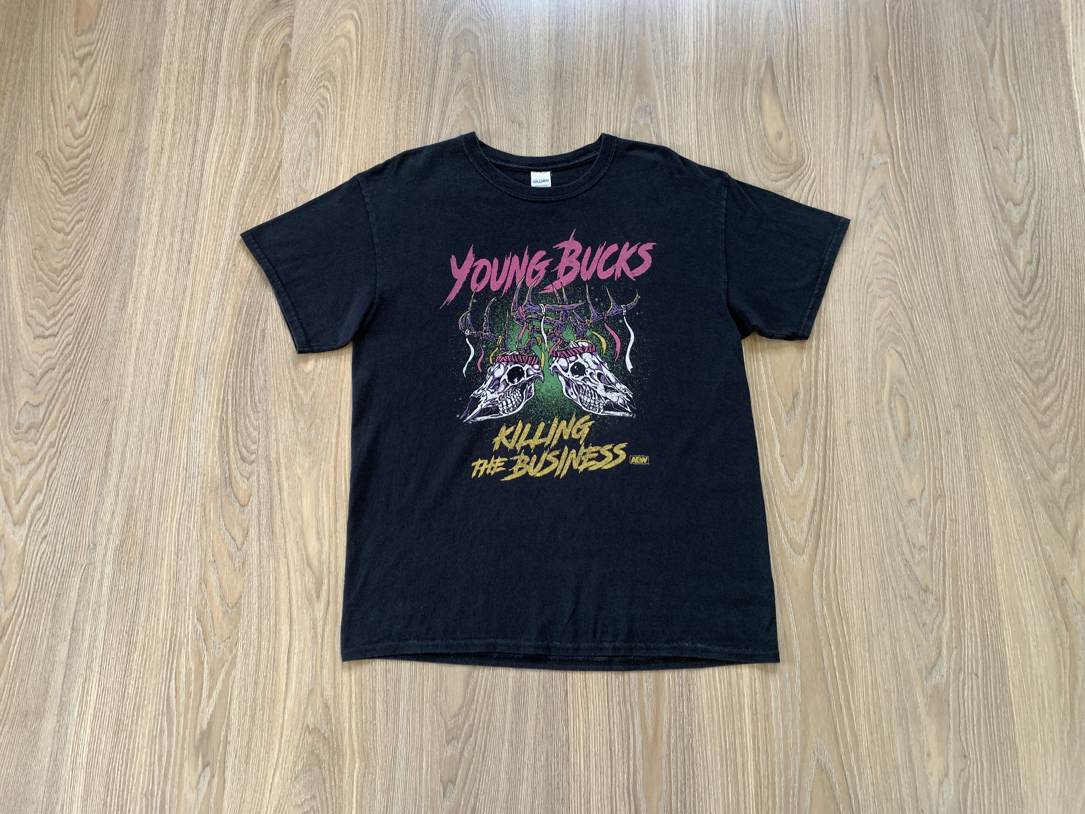 WWE Gildan Young Bucks Killing The Business Printed T-Shirt Size US L / EU 52-54 / 3 - 1 Thumbnail