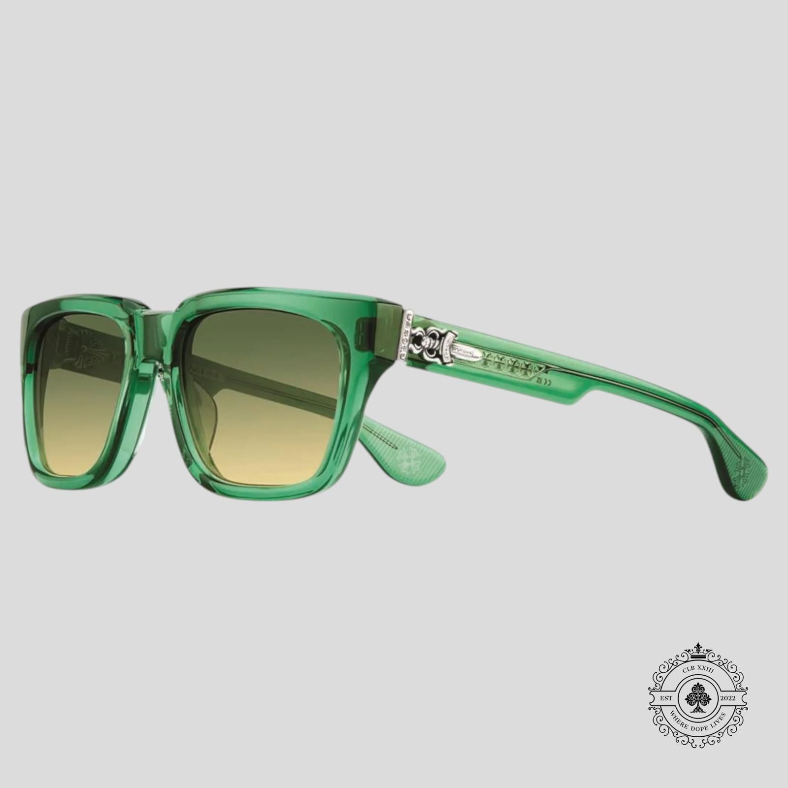 Chrome Hearts Chrome Hearts Box Officer Sunglasses in Marine Size ONE SIZE - 1 Thumbnail