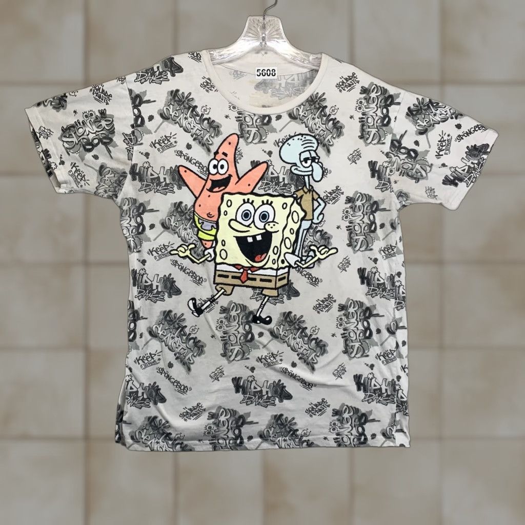 Nickelodeon SpongeBob SquarePants Nickelodeon T Shirt Crewneck Adult Medium Size US M / EU 48-50 / 2 - 1 Thumbnail