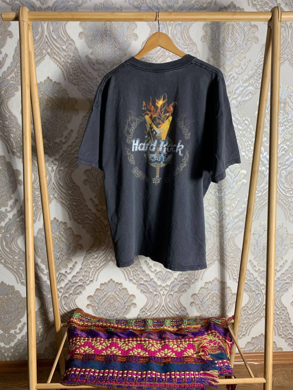 Hard Rock Cafe VERY RARE HARD ROCK CAFE DOUBLE PRINTED RETRO T-SHIRT 90s Size US XXL / EU 58 / 5 - 1 Thumbnail