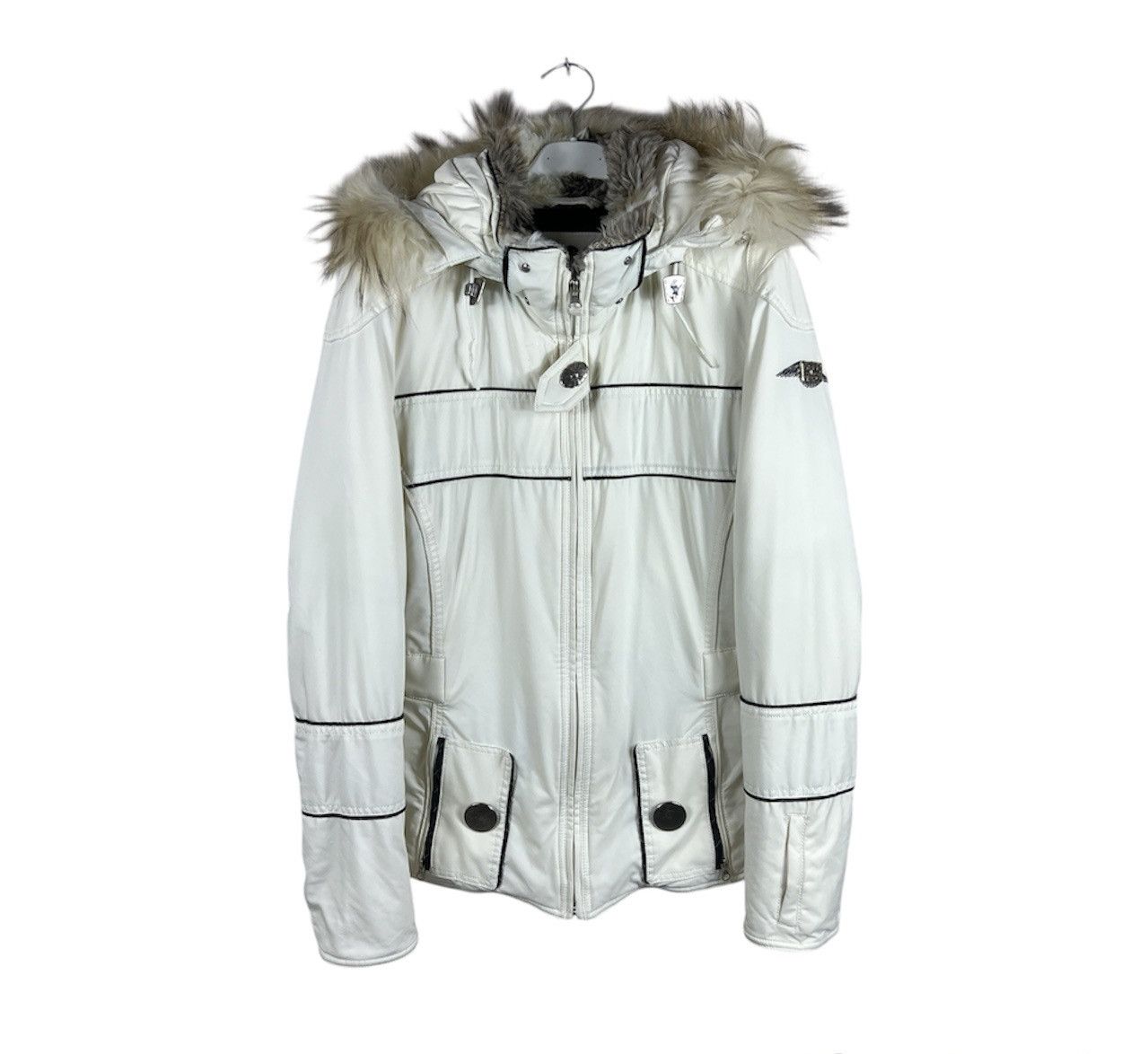 Moncler Vintage Hell is for Heroes y2k real fur ski juicy jacket Size L / US 10 / IT 46 - 1 Thumbnail