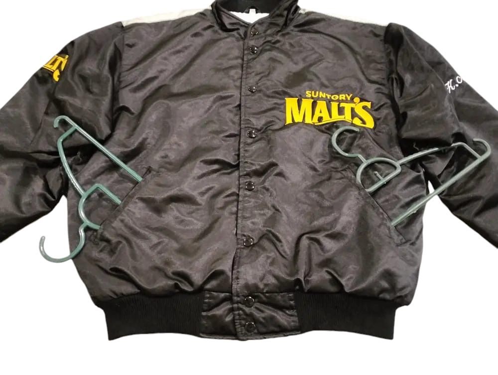 MLB × Vintage VTG Varsity Suntory Malt’s Baseball Team Embroidered Jacket Size US L / EU 52-54 / 3 - 4 Thumbnail