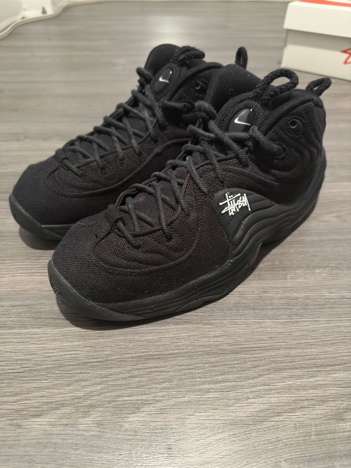 Nike × Stussy Nike x Stüssy Air Penny 2 Black Size US 9 / EU 42 - 2 Thumbnail