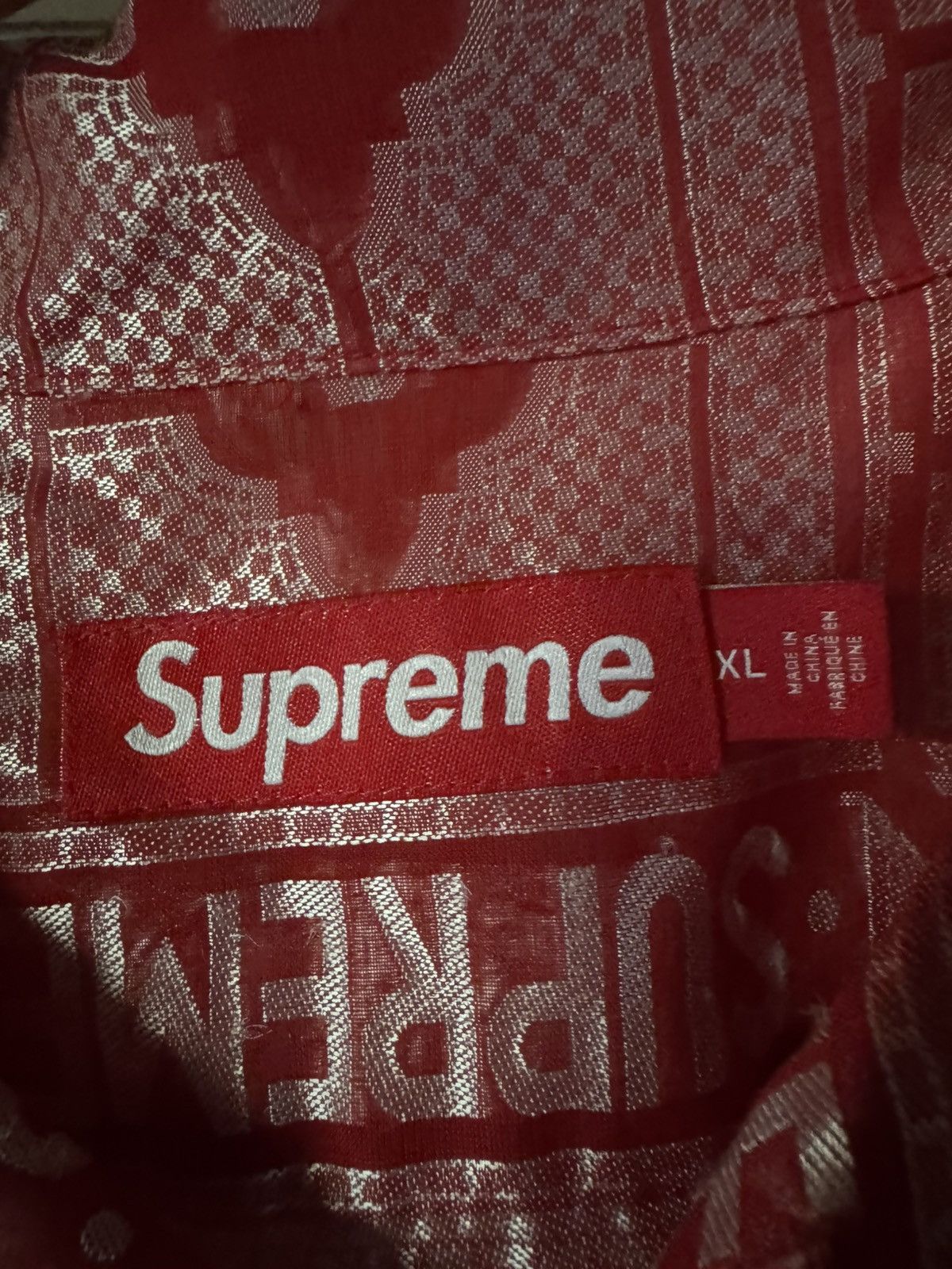 Supreme Supreme Trays Jacquard S/S Shirt Size US XL / EU 56 / 4 - 4 Thumbnail