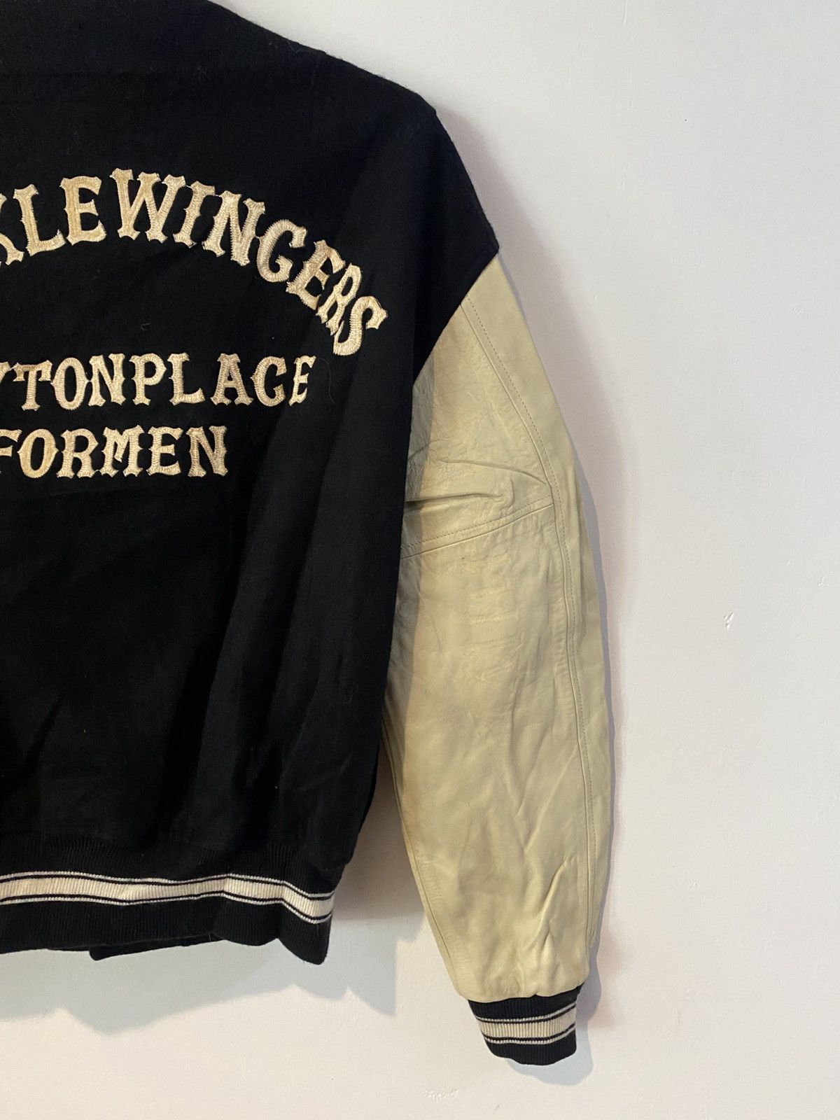 PPFM PPFM Varsity jacket Embroidery SpellOut Leather Size US M / EU 48-50 / 2 - 3 Thumbnail