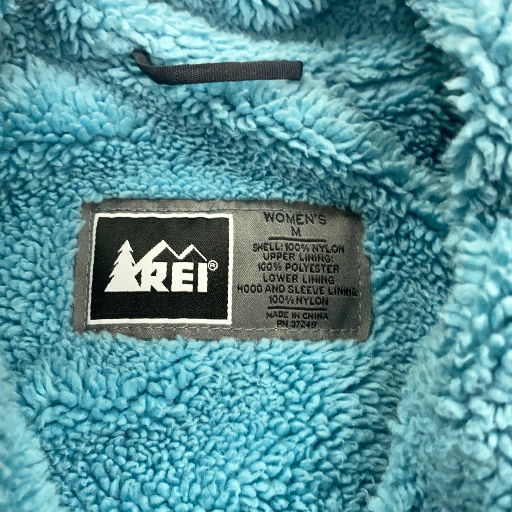 Vintage REI Jacket Womens Medium Blue E1 Elements Winter Coat Fleece Lined Inter Pockets Full Zip Lined Pockets Plaid Casual Travel Size M / US 6-8 / IT 42-44 - 3 Thumbnail
