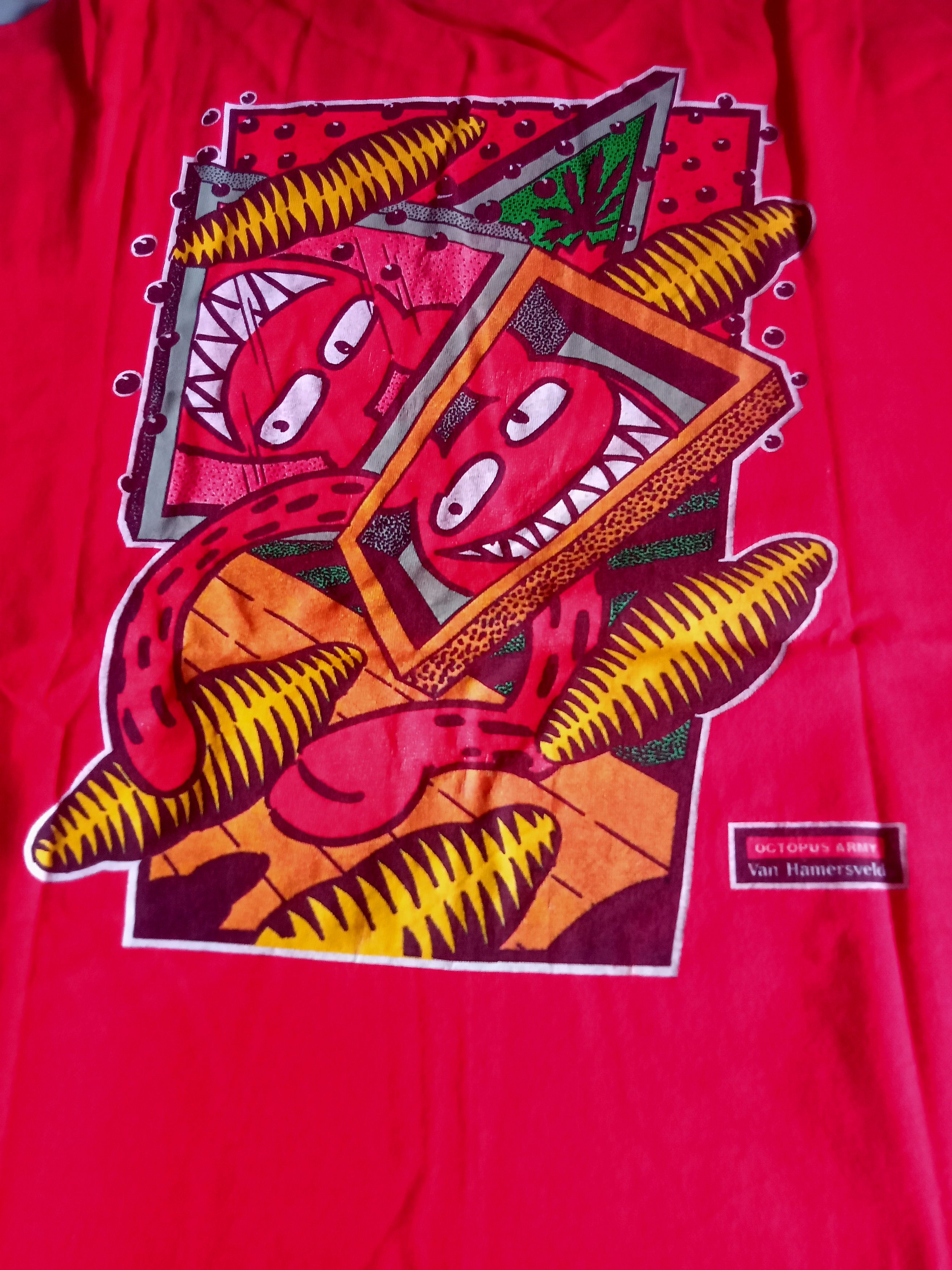 Vintage Vintage Art Octopus Army Design Size US L / EU 52-54 / 3 - 2 Thumbnail
