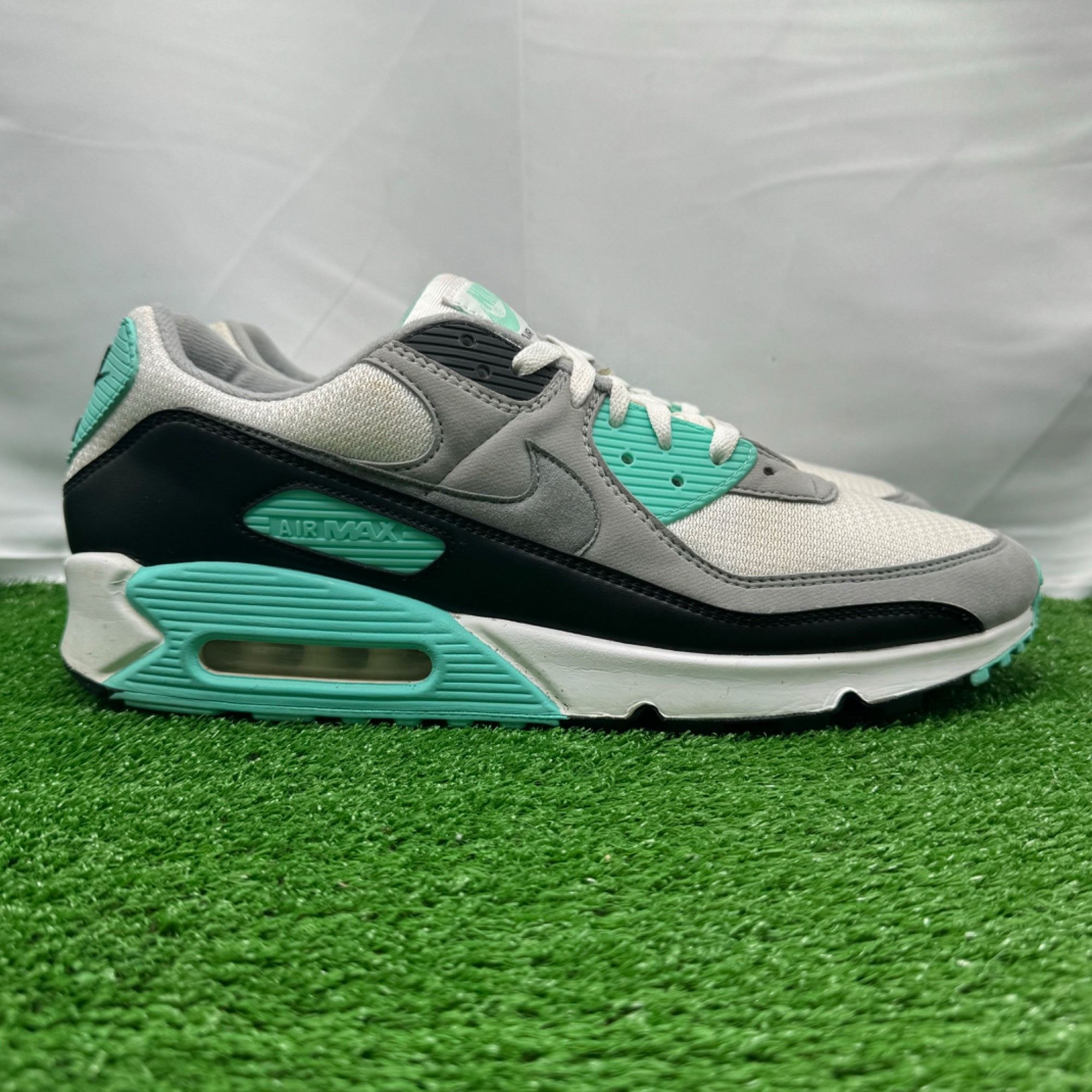 air max 90 white hyper turquoise