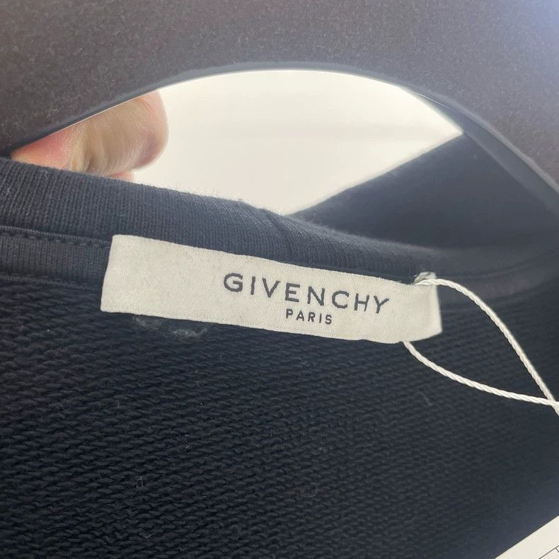 Givenchy Givenchy Chest Logo Printed Destroyed Black Hoodie Size US M / EU 48-50 / 2 - 4 Thumbnail