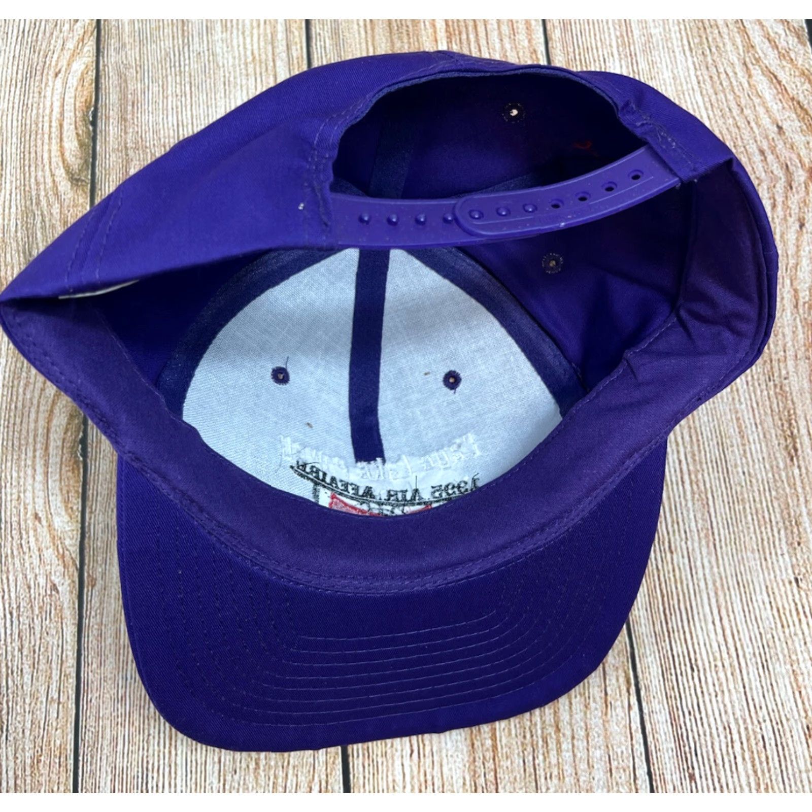 Budweiser VINTAGE Budweiser Hat 1998 Page Lake Powell Air Affaire Purple Logo Cap Snapback Adjustable Adult Mens Purple 90s Size ONE SIZE - 3 Thumbnail