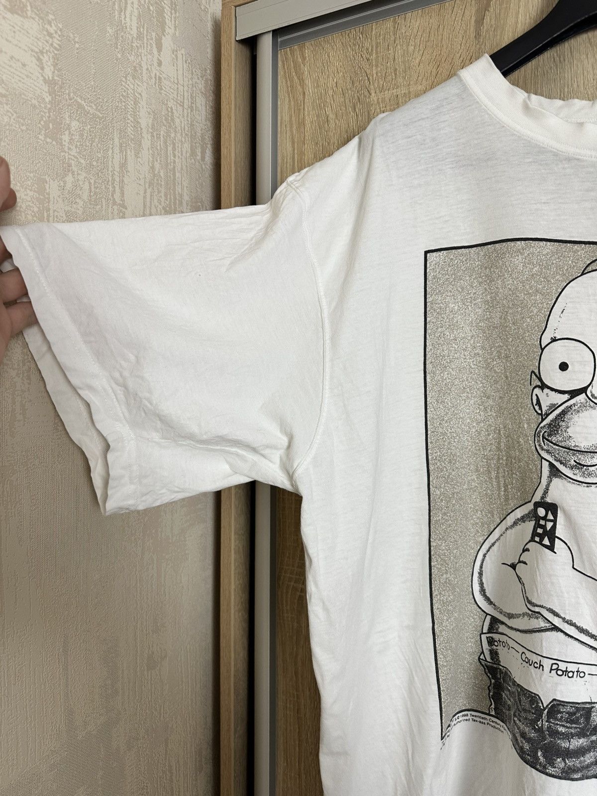 The Simpsons 🔥 1998 The Simpsons Couch Potato Homer Cartoon T Shirt USA Size US XXL / EU 58 / 5 - 3 Thumbnail