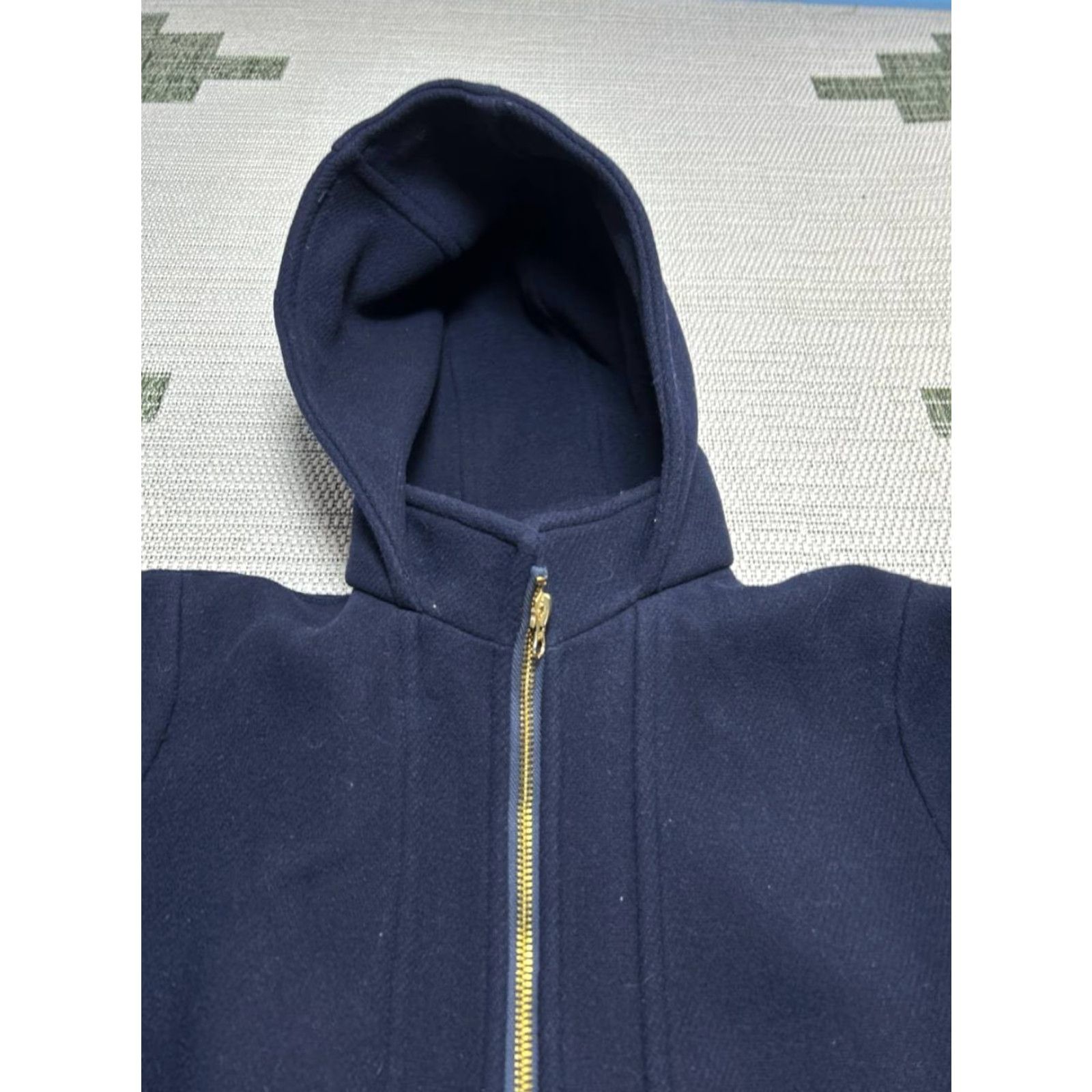 J.Crew J.Crew Jacket Womens XL Blue Wool Blend Full Zip Coat - Phone? Size XL / US 12-14 / IT 48-50 - 2 Thumbnail