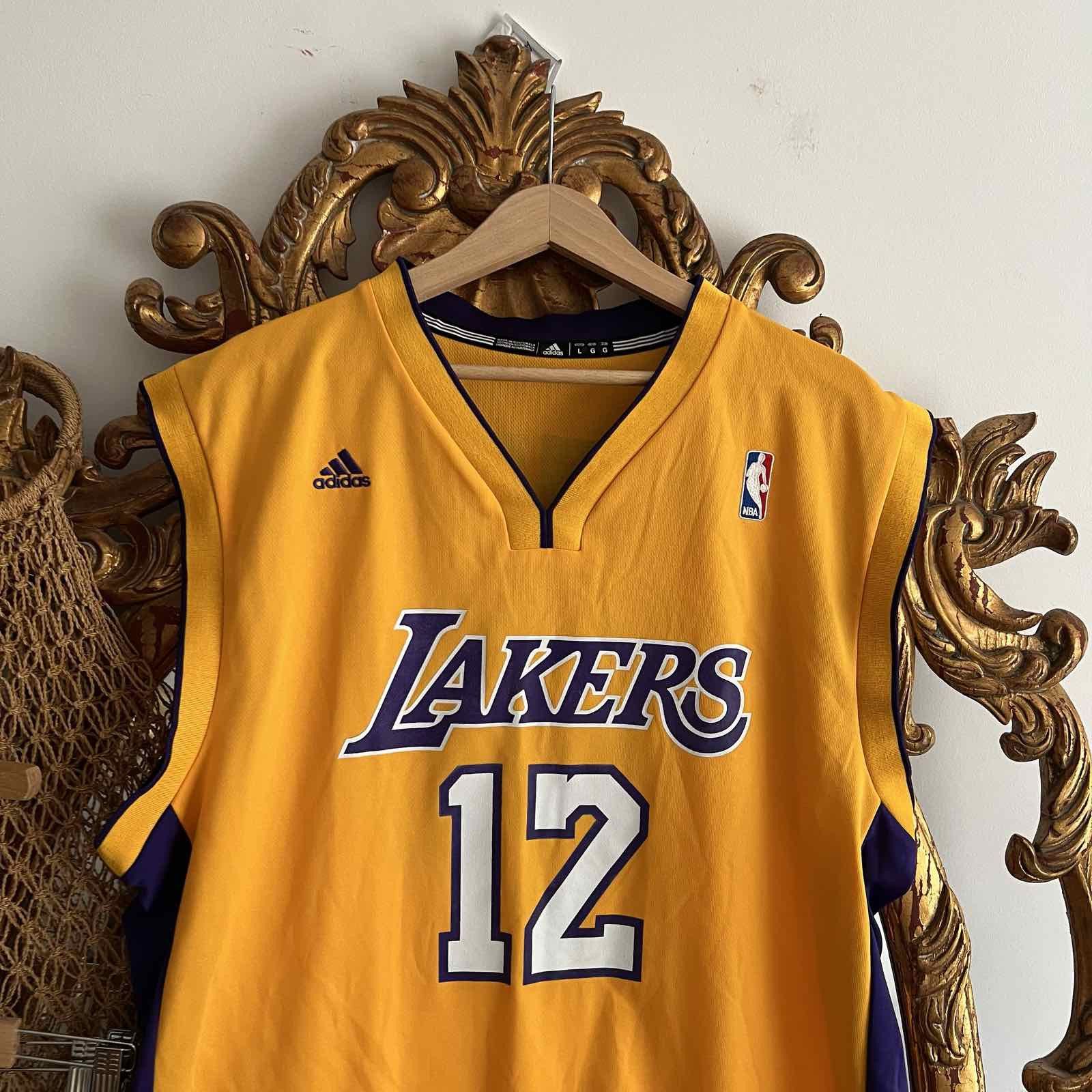 Adidas × NBA × Vintage Adidas Dwight Howard Los Angeles Lakers Jersey NBA Shirt Size US L / EU 52-54 / 3 - 3 Thumbnail