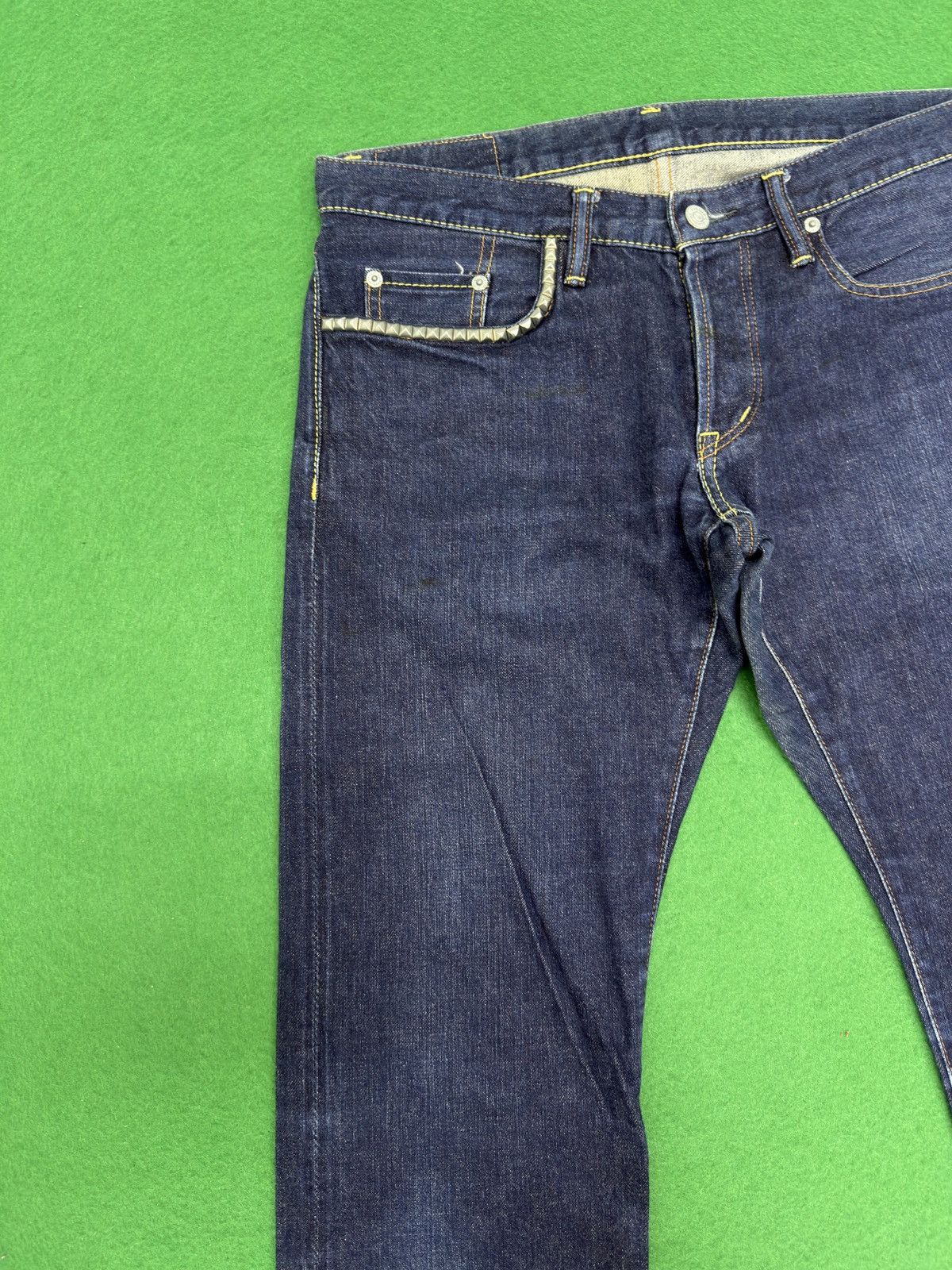 Hysteric Glamour A24 STUDDED HYSTERIC GLAMOUR SELVEDGE Size US 32 / EU 48 - 2 Thumbnail