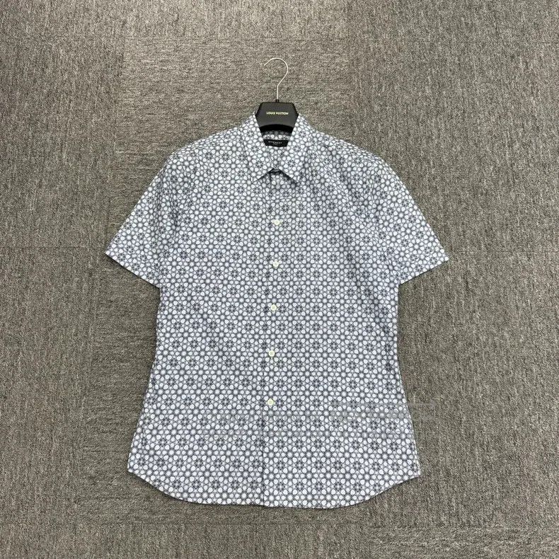 Givenchy Size41 Star Printed Short Sleeve Shirt