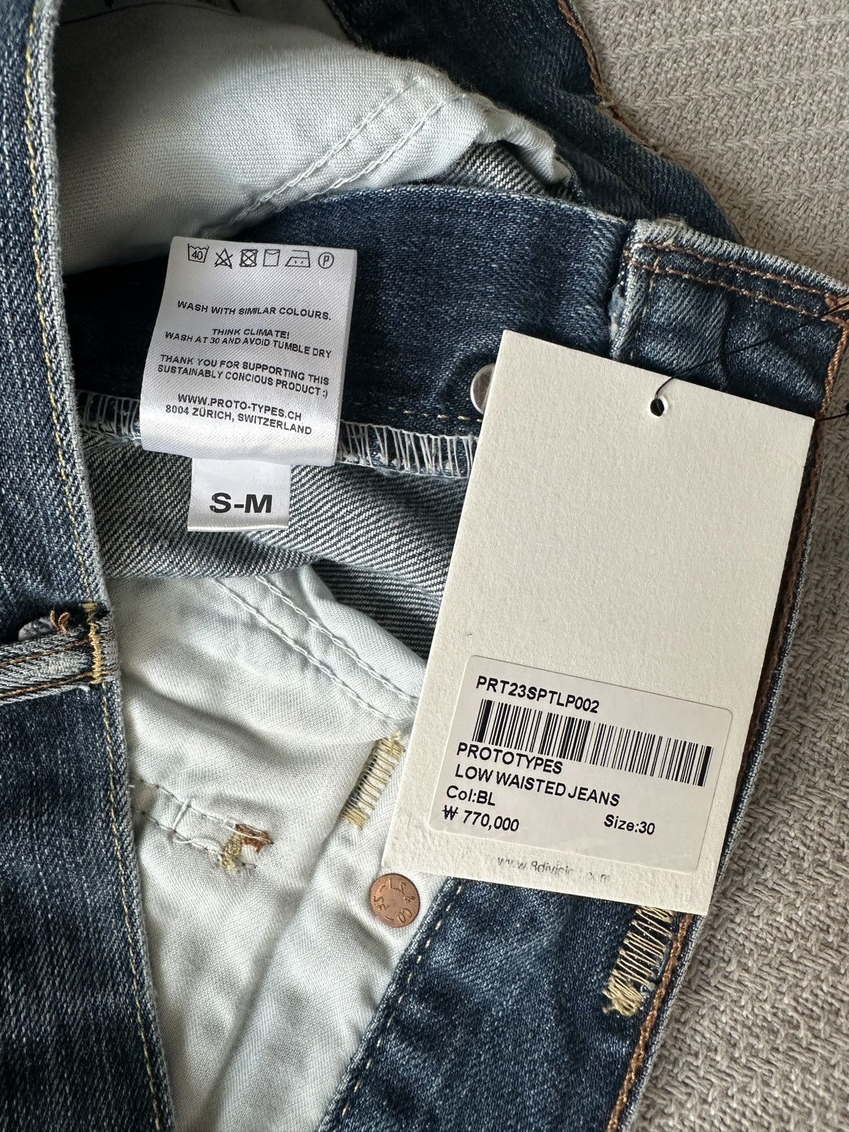 Prototypes Low Waisted Rework Jeans Size US 32 / EU 48 - 8 Thumbnail