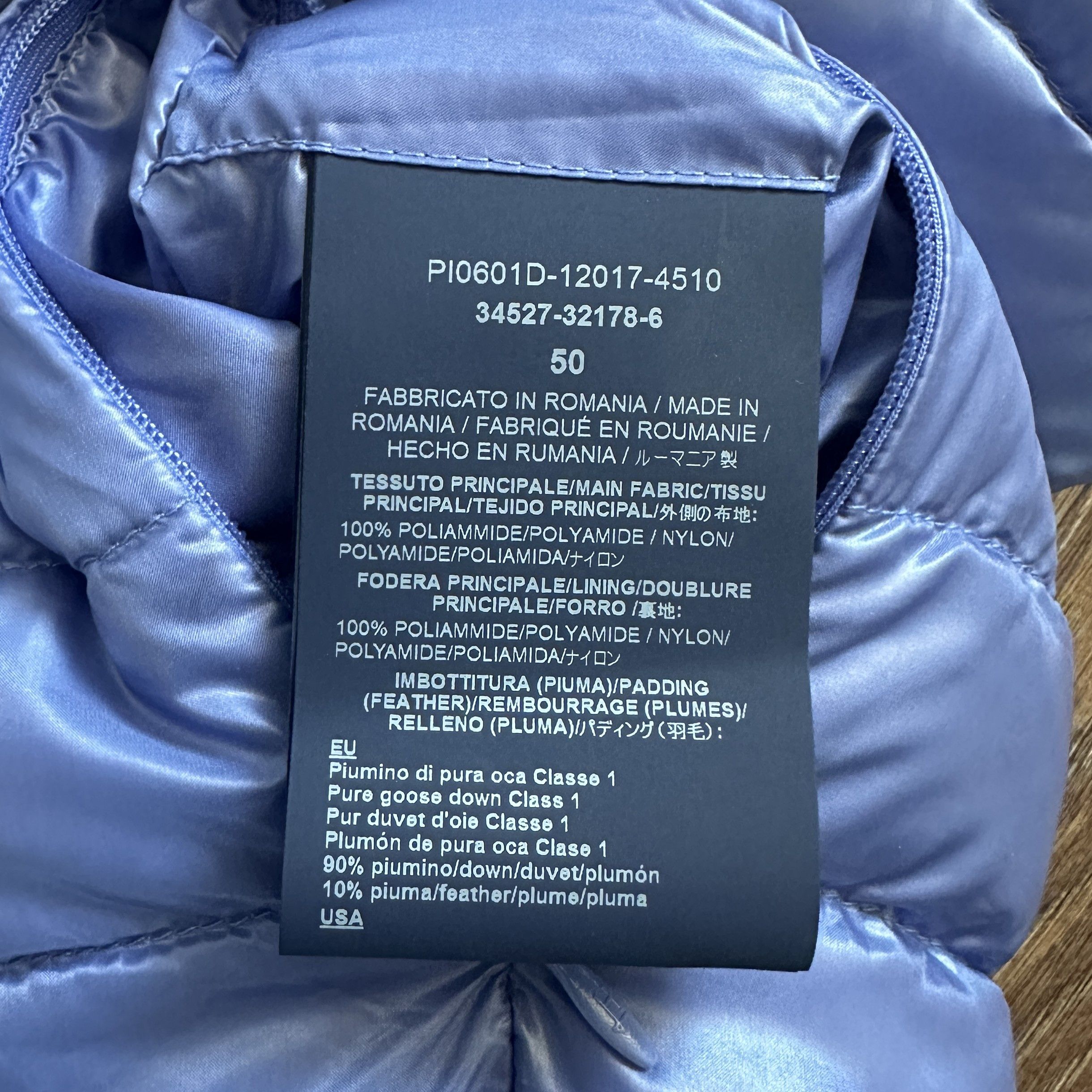 Herno HERNO Full Zip Quilted Down Vest Blue Luxury Brand Fashion Size L / US 10 / IT 46 - 24 Thumbnail
