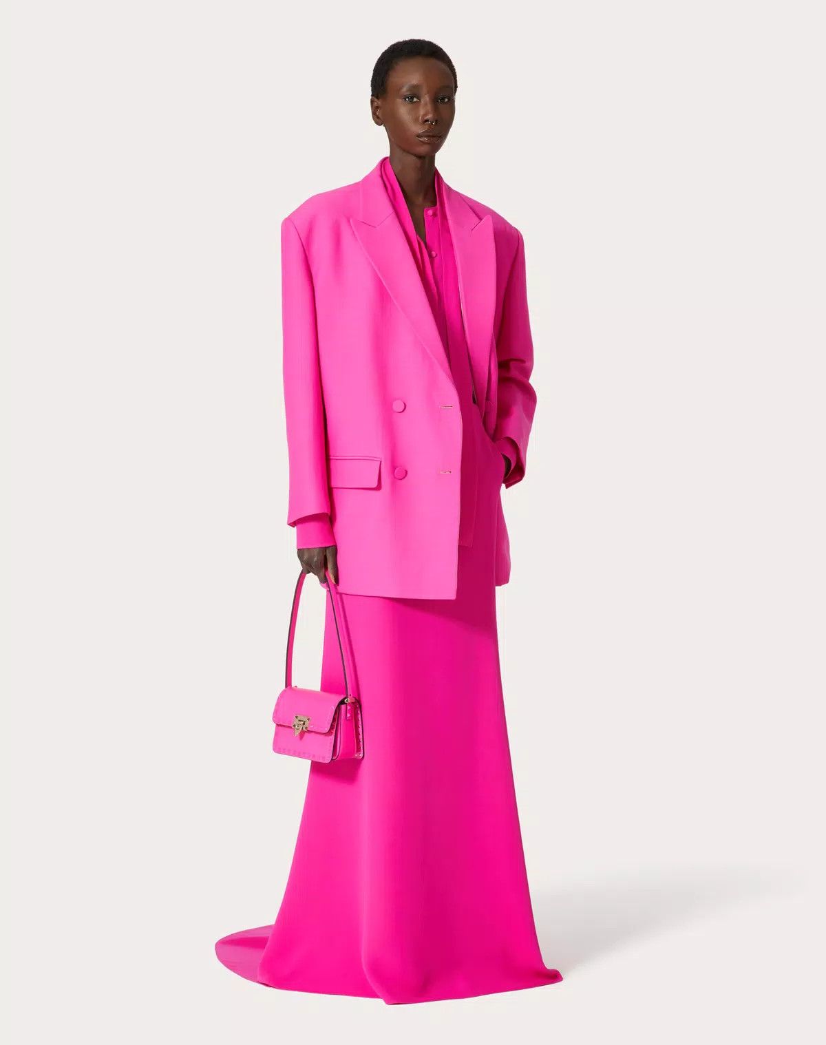 Valentino o1s1wg110426 Size: OS / Rockstud23 Small Shoulder Bag Pink Size ONE SIZE - 2 Thumbnail