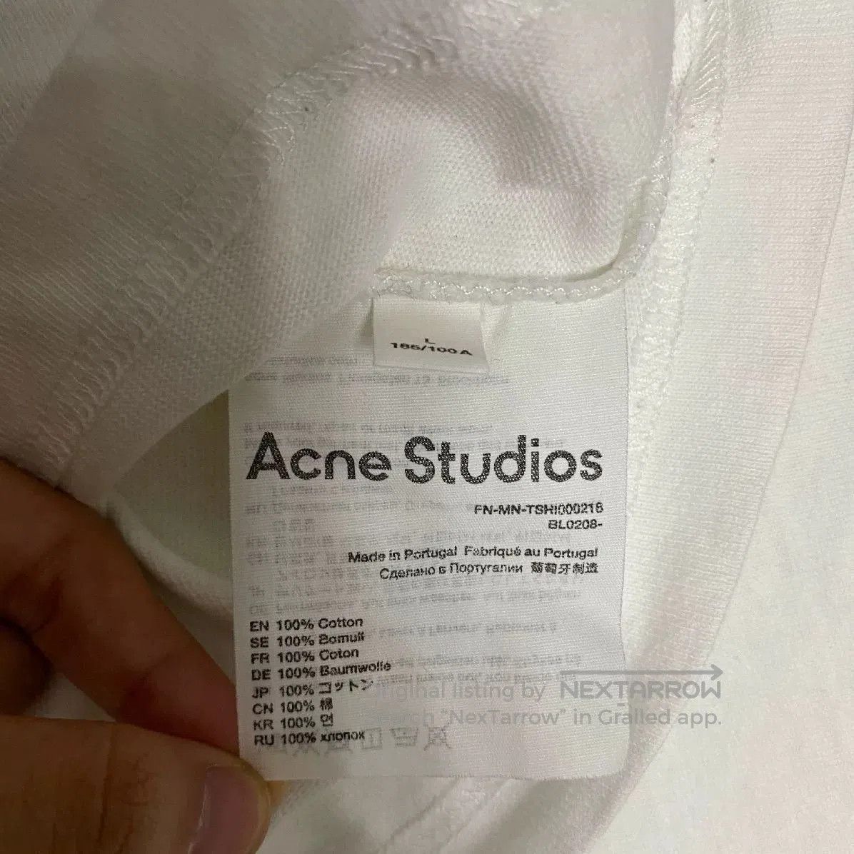 Acne Studios Acne Studios Distressed Print Short. Size US L / EU 52-54 / 3 - 6 Thumbnail