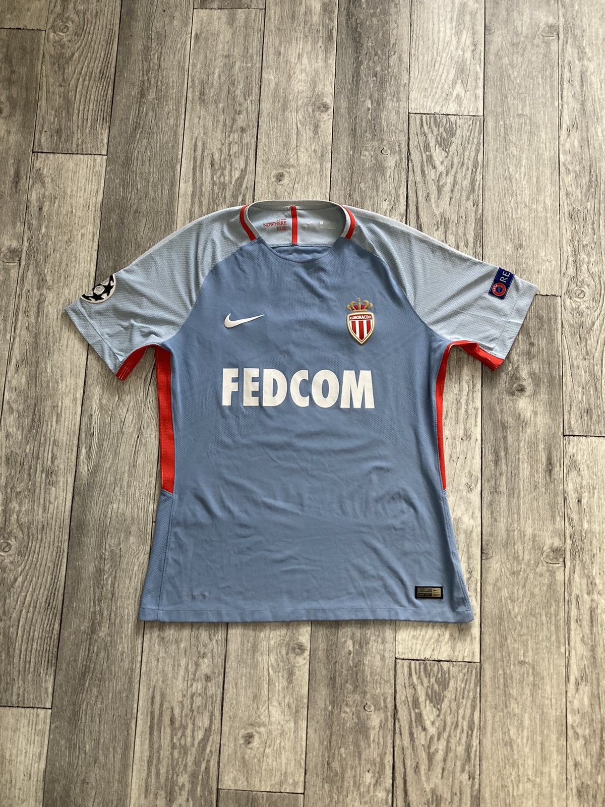 Nike Nike as Monaco player issue UCL soccer football jersey XL Size US XL / EU 56 / 4 - 3 Thumbnail