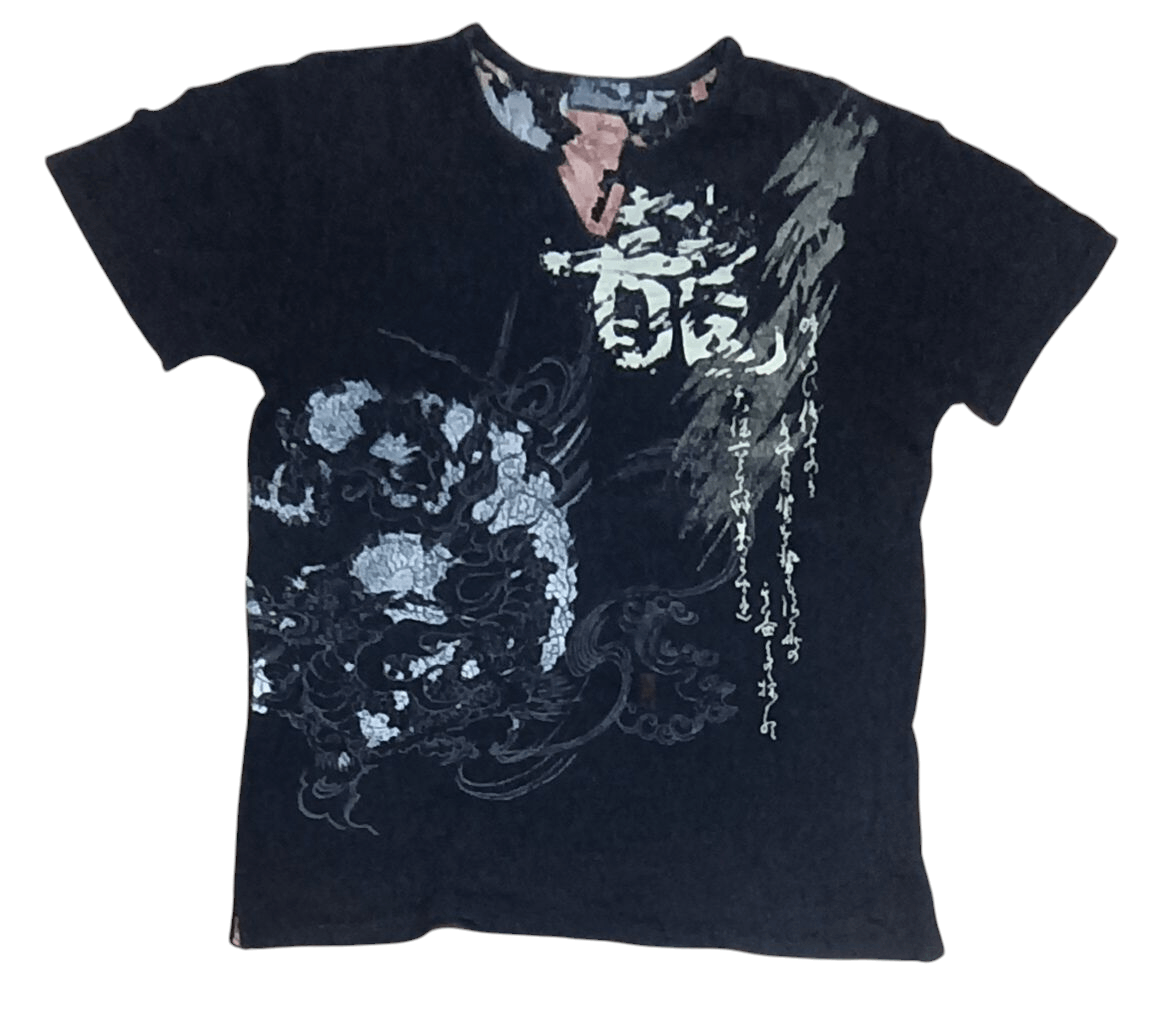 Japanese Brand EASTERN ICONOGRAFY FIRST PARKING DRAGON OVP SHIRT Size US XL / EU 56 / 4 - 1 Thumbnail