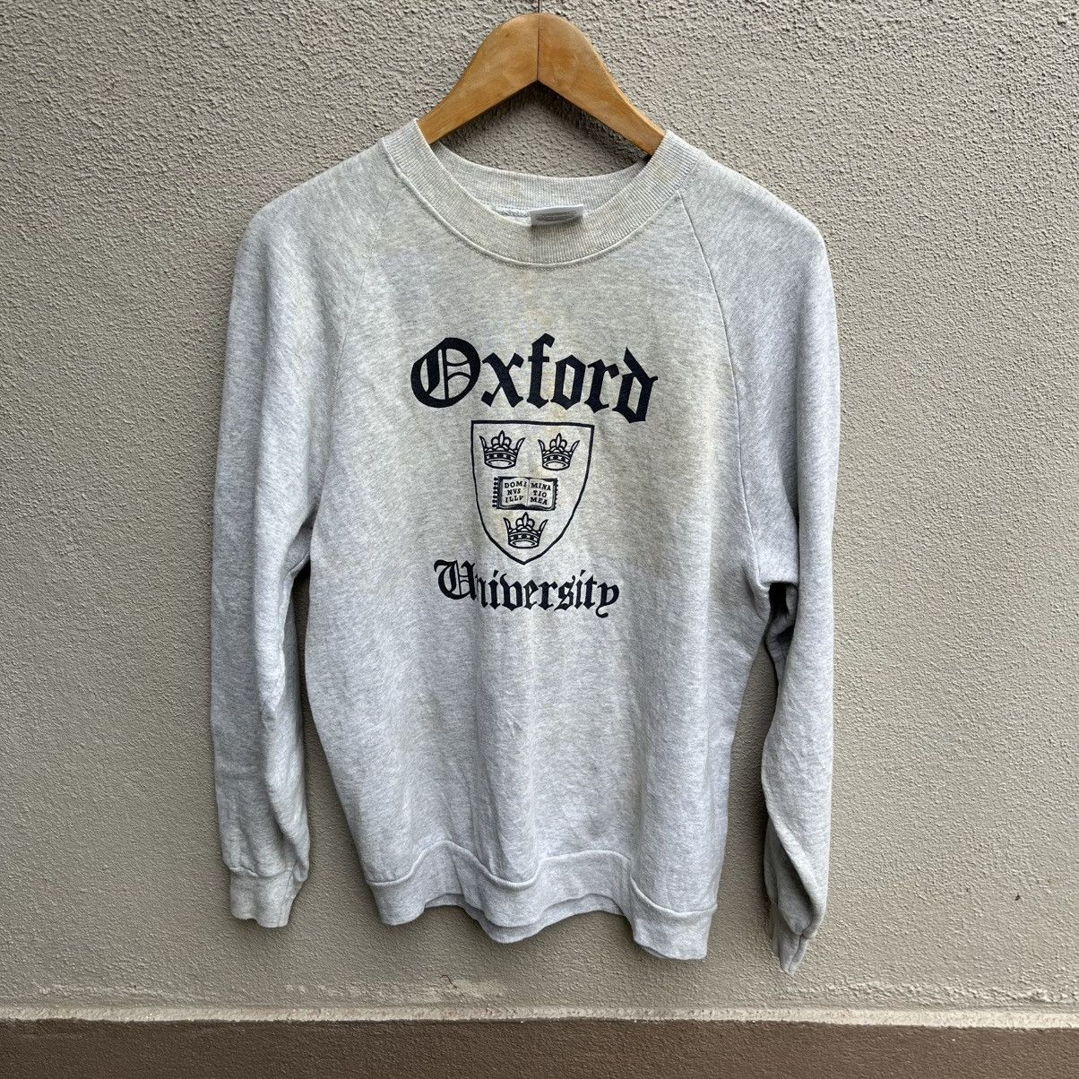 Vintage Vintage 90s OXFORD UNIVERSITY crewneck Size US M / EU 48-50 / 2 - 1 Thumbnail