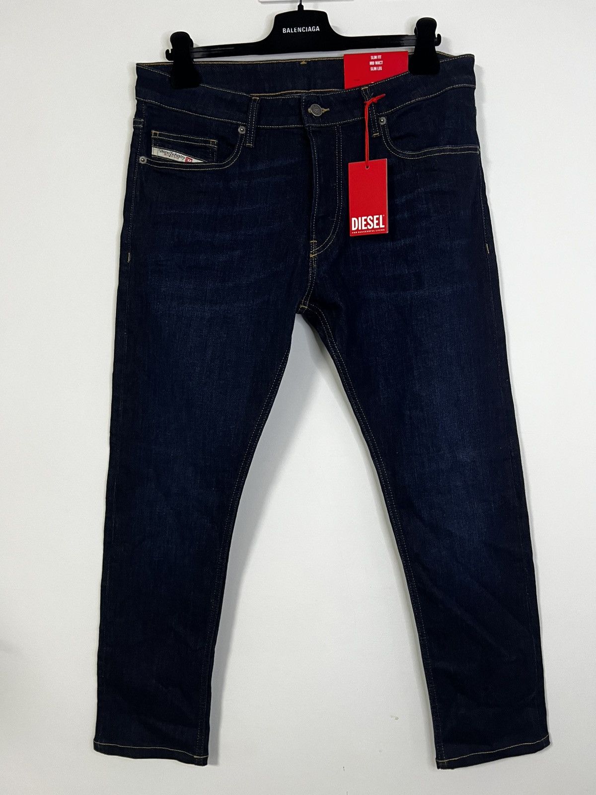 Diesel Diesel pants denim jeans L blue navy Size US 32 / EU 48 - 2 Thumbnail