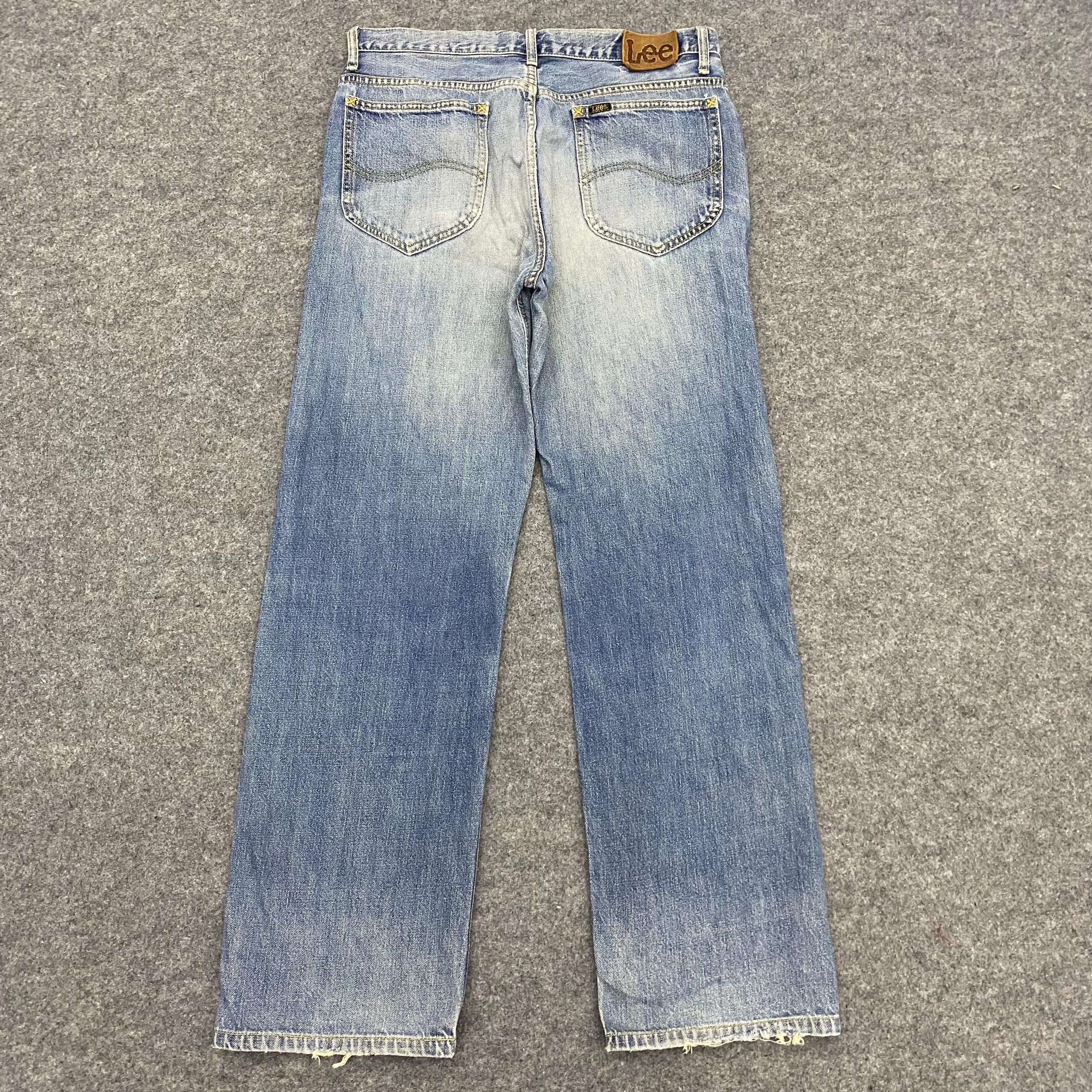 Japanese Brand 💥Best Offer💥Vintage Lee Riders Distressed Denim Size US 32 / EU 48 - 3 Thumbnail