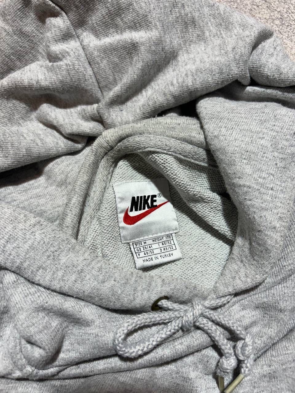 Japanese Brand × Nike × Vintage Vintage Nike hoodie Drill Small Logo Gray size M Y2K Size US M / EU 48-50 / 2 - 8 Thumbnail