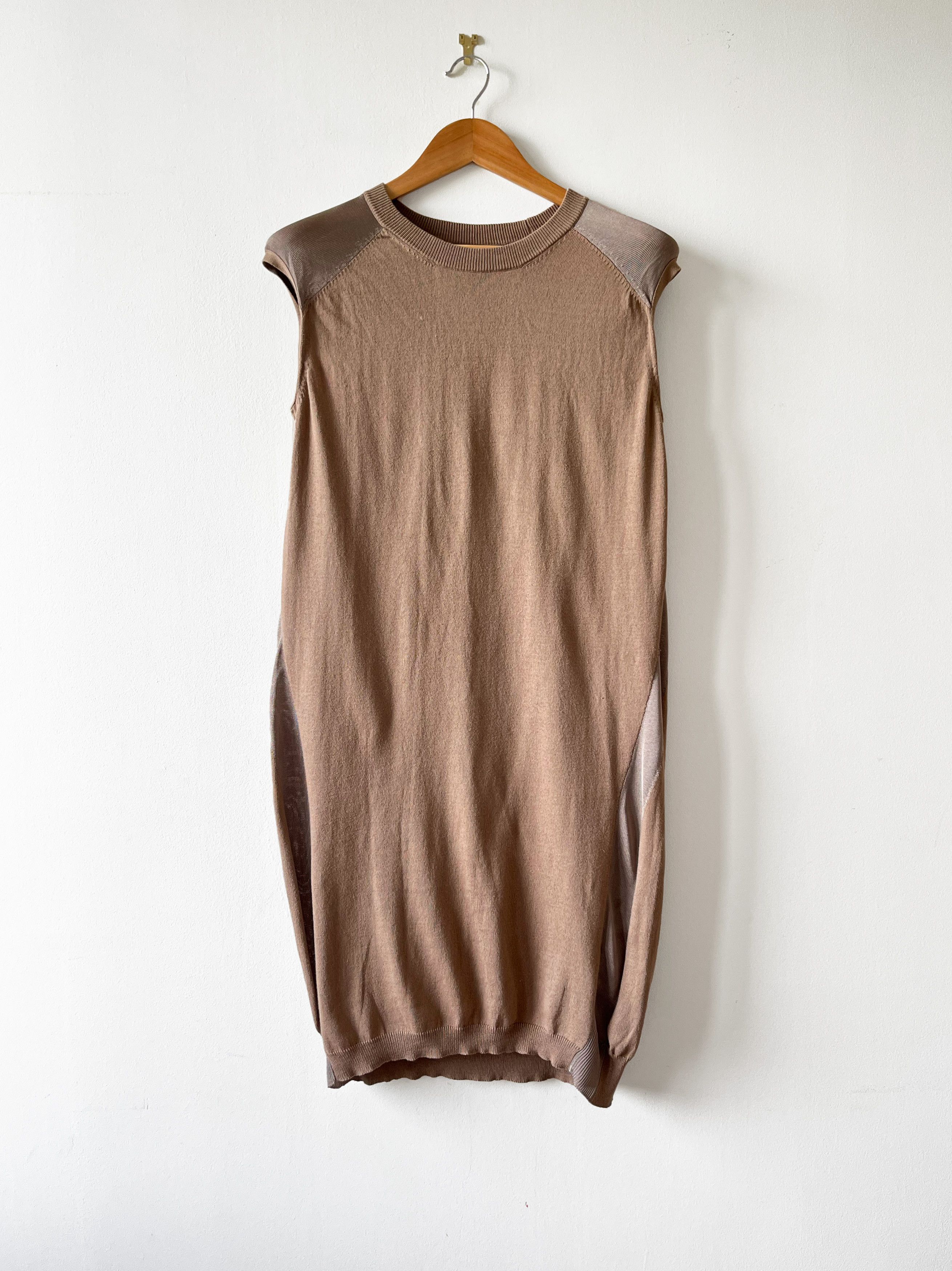 Maison Margiela MM6 Beige knit dress Size S / US 4 / IT 40 - 1 Thumbnail