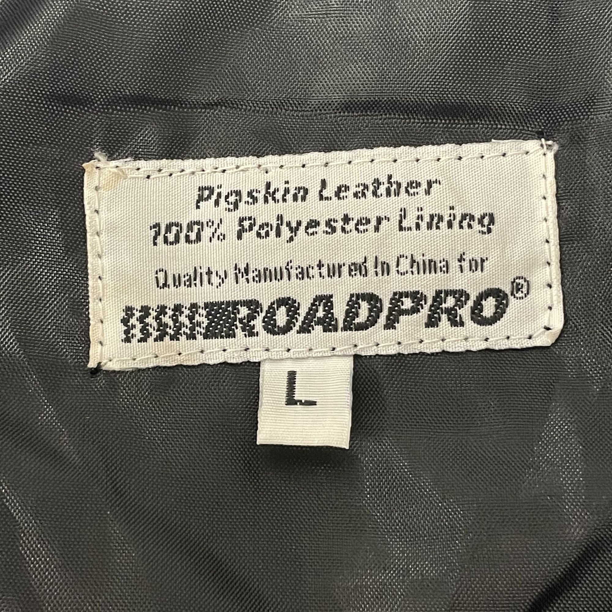 Other Vtg Roadpro PIGSKIN Leather Motorcycle BIKER Bomber Size US L / EU 52-54 / 3 - 6 Thumbnail