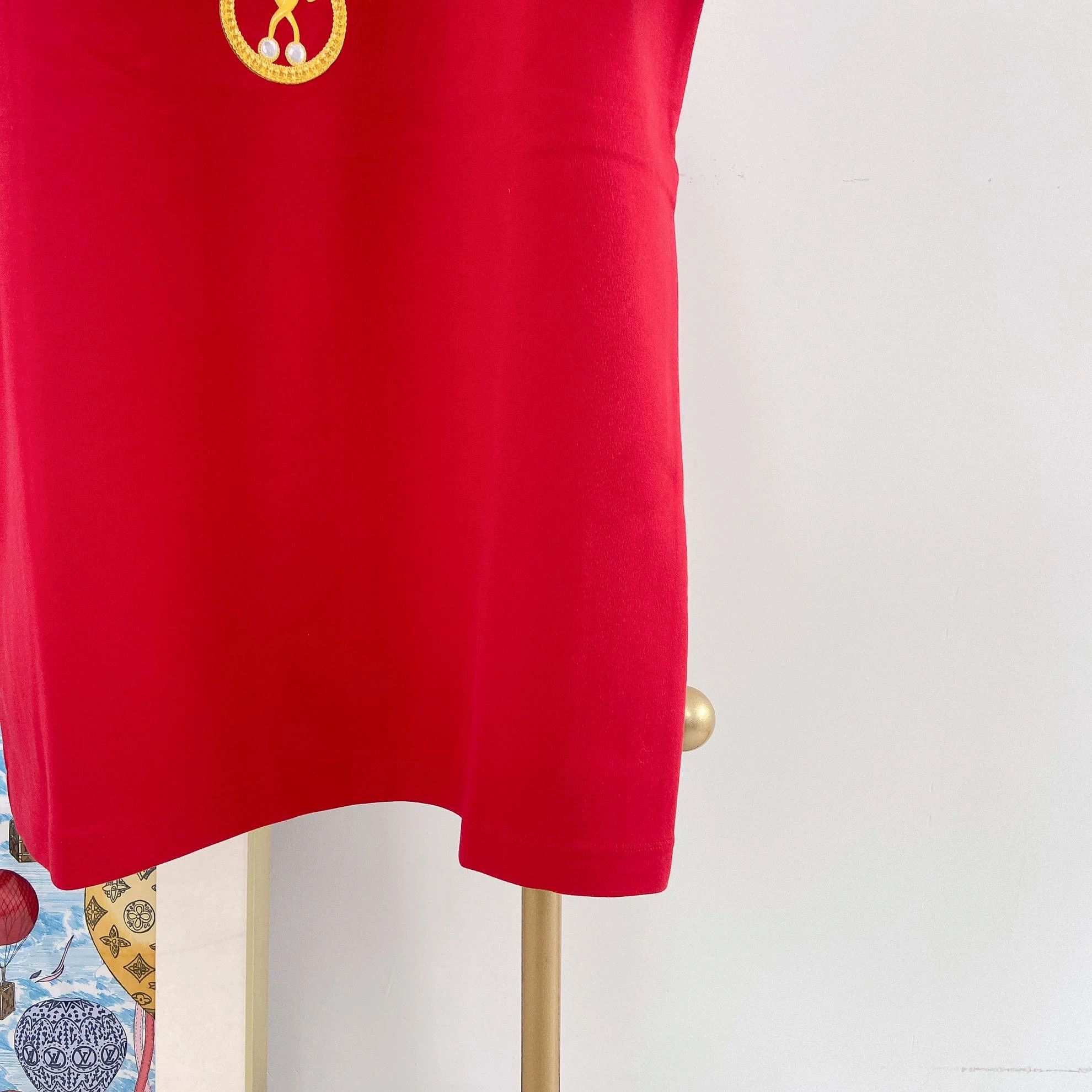 Moschino Moschino red printed tee F36 new with tags 2341 Size XS / US 0-2 / IT 36-38 - 5 Thumbnail