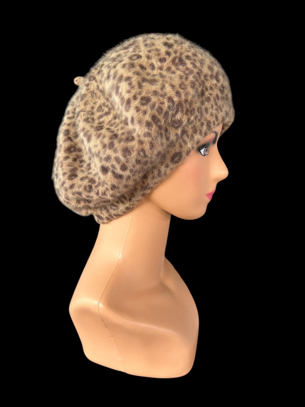 Japanese Brand × Kapital × Vintage Japanese Leopard Fur Hairy Big Hats Rare Size ONE SIZE - 4 Thumbnail