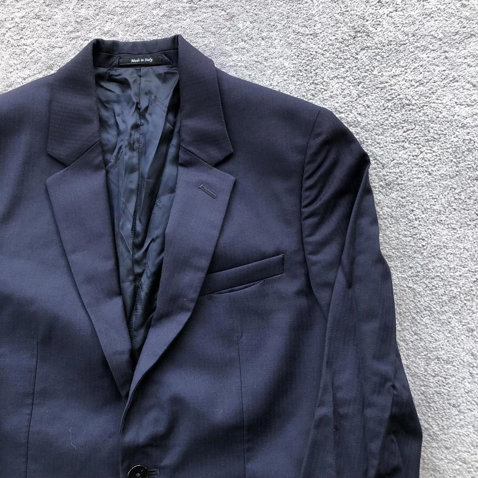 Maison Margiela Maison Margiela Slim Fit Pinstriped Blazer Suit Jacket Size 36R - 2 Thumbnail