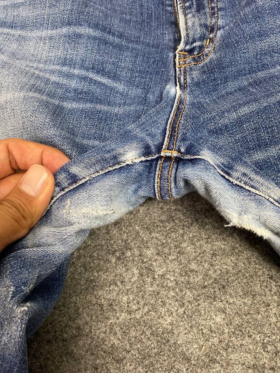 Japanese Brand indivi japanese brand skinny distressed denim Size 34" / US 12 / IT 48 - 6 Thumbnail