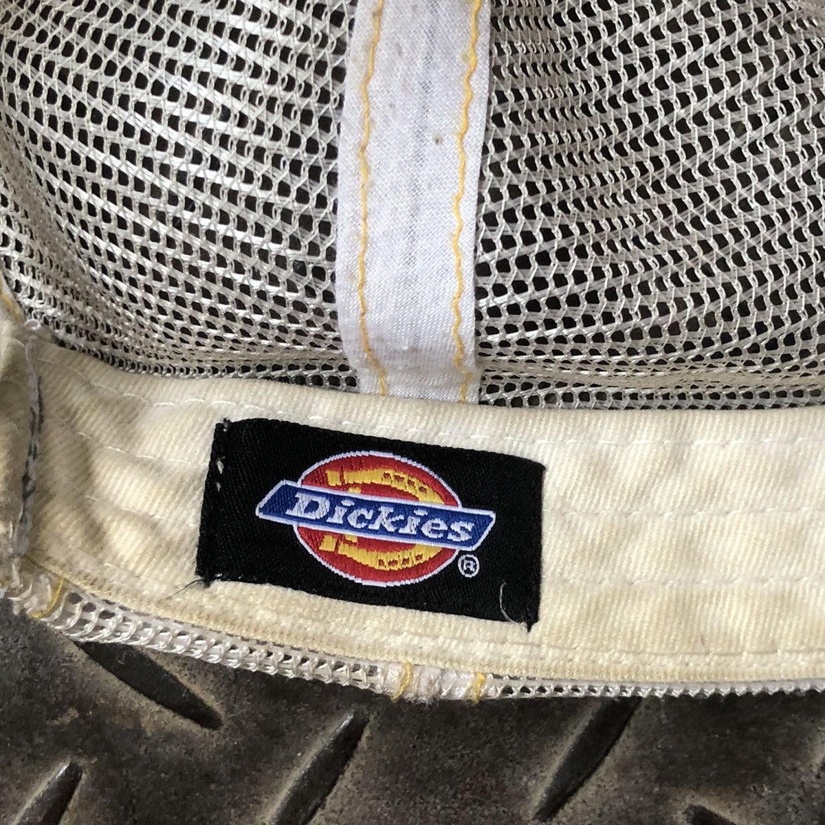 Dickies 🚫 SOLD 🚫 Vintage Hat Dickies Hickory Stripe Big Logo Size ONE SIZE - 6 Thumbnail