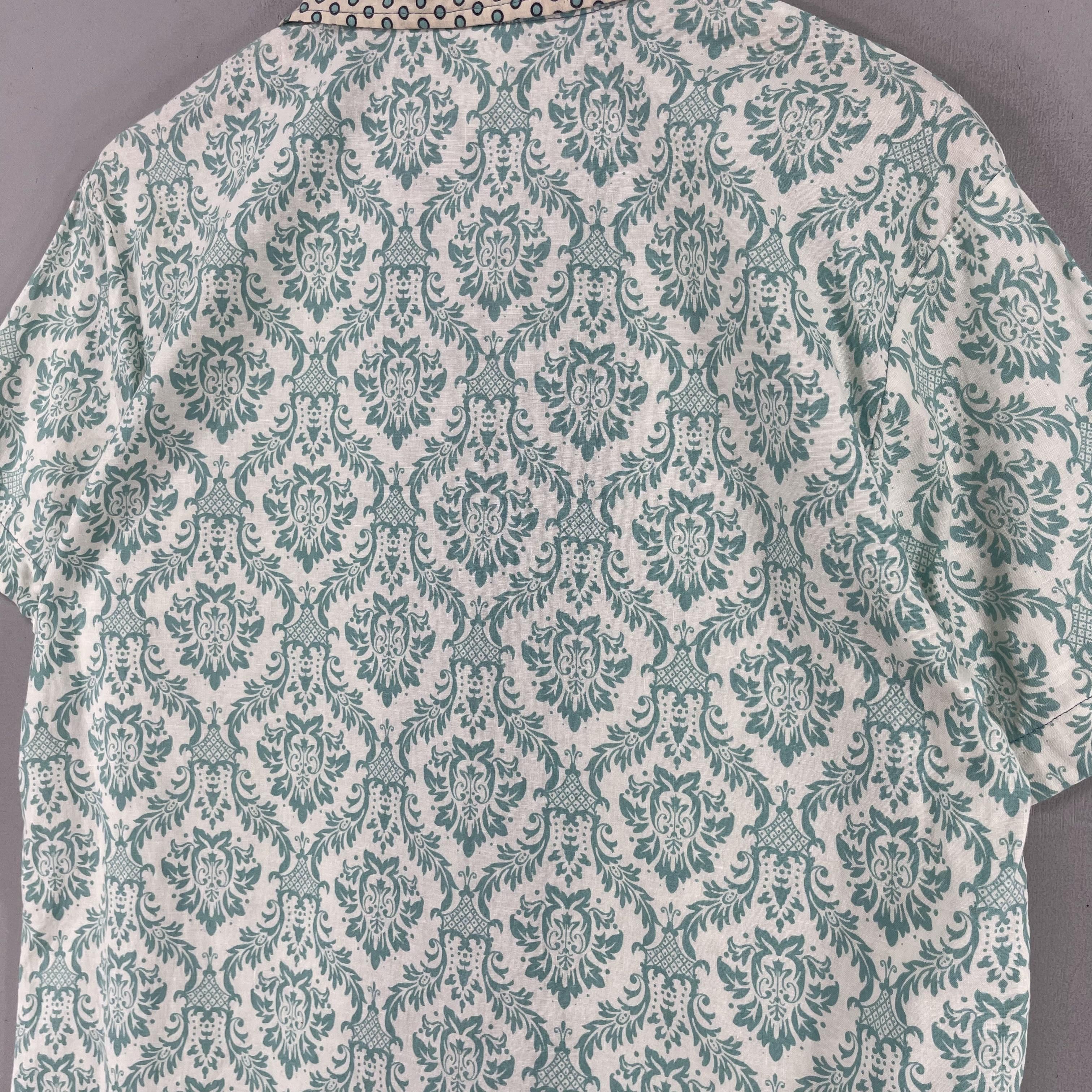 Japanese Brand Vintage Abstract Hawaii Tribal Native Flower Motive Shirt Size US S / EU 44-46 / 1 - 7 Thumbnail