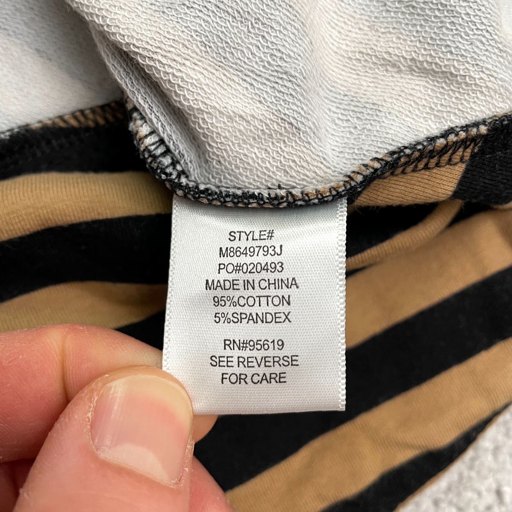Vintage John Paul Richard Blazer Womens Large Brown Black Striped Cotton Casual Size L / US 10 / IT 46 - 5 Thumbnail