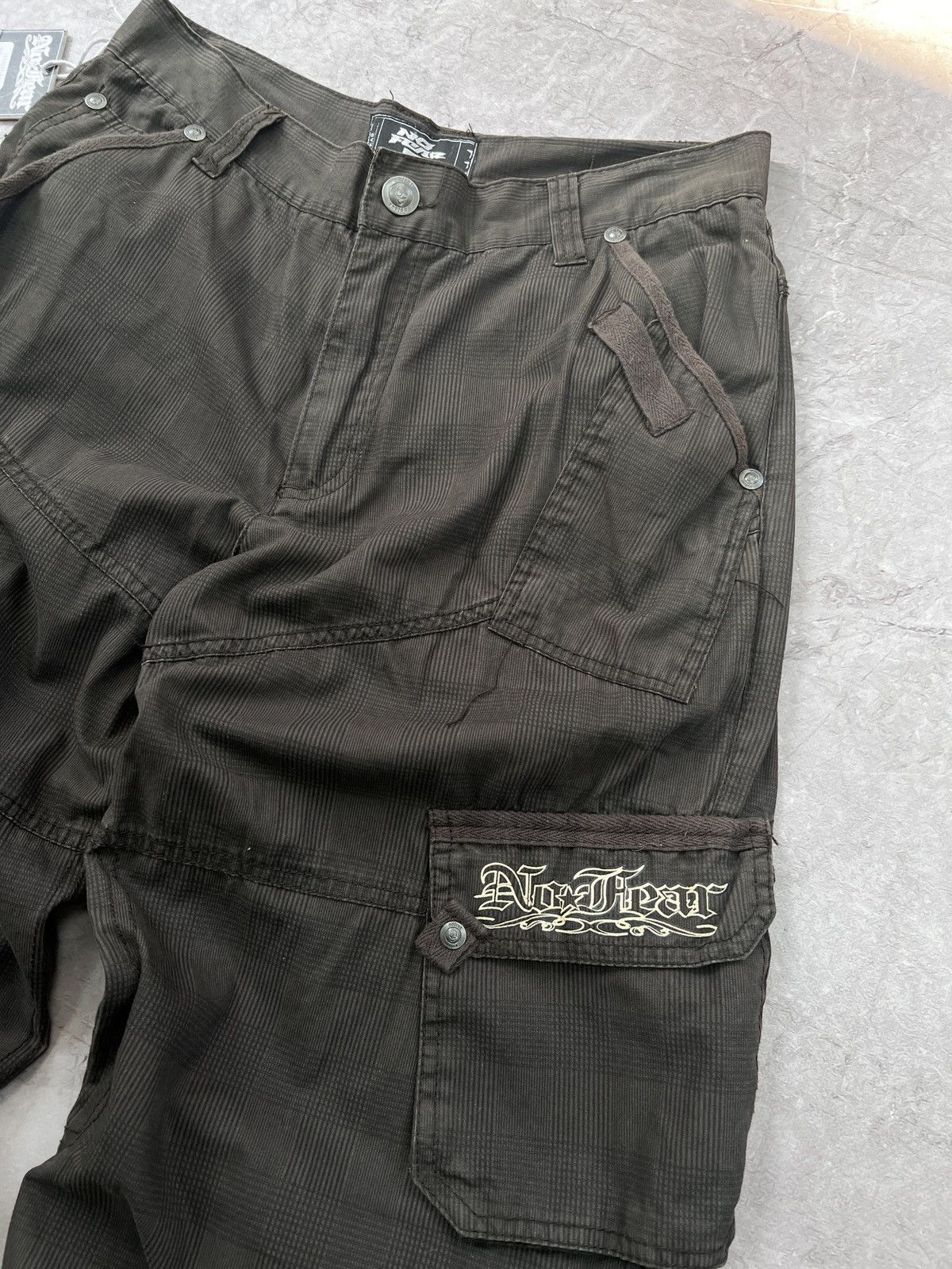 Diesel × No Fear VINTAGE Y2K DIESEL STYLE CARGO NO FEAR rap pants skater Size US 32 / EU 48 - 7 Thumbnail
