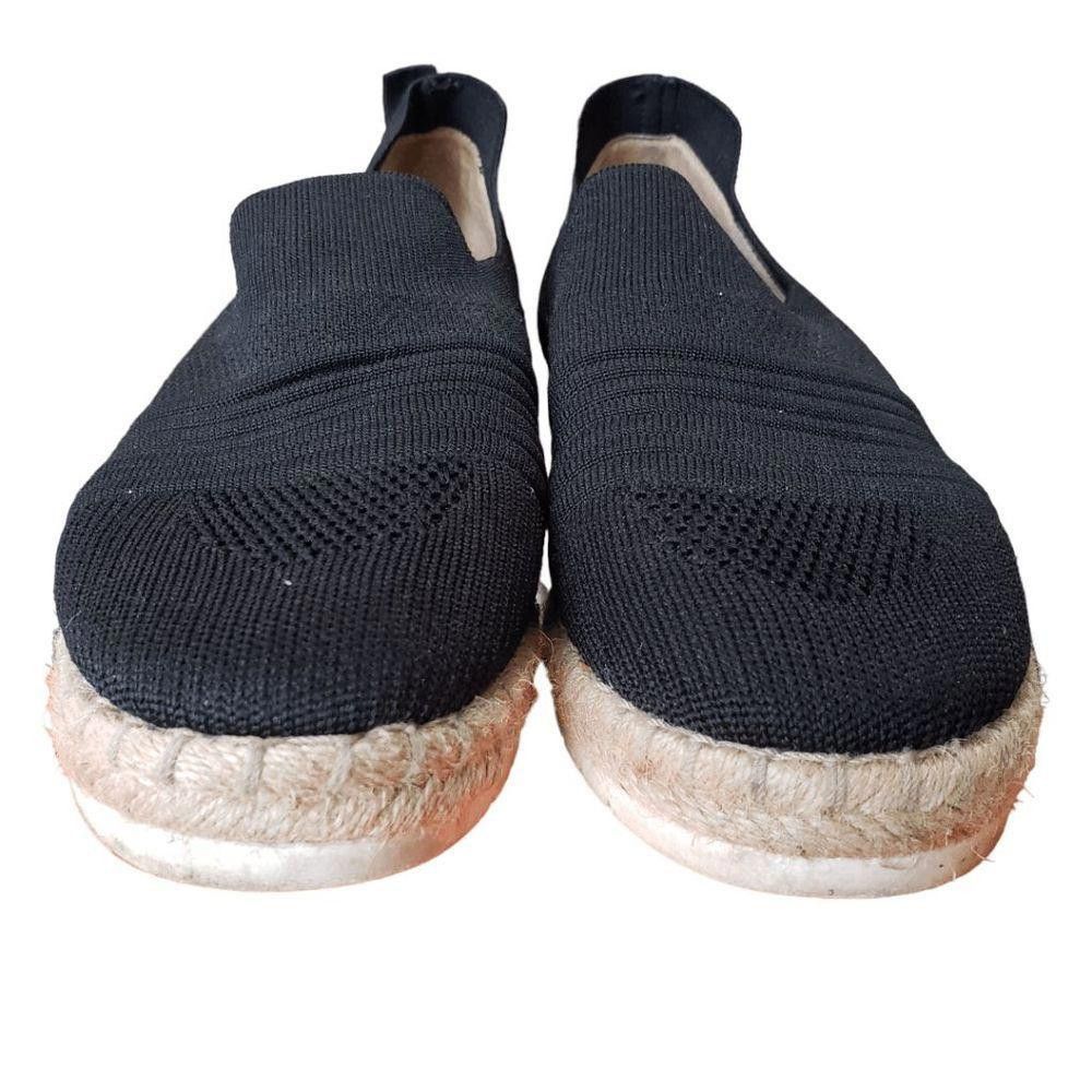 Designer CT1602b Adrienne Vittadini Black Ladies Espadrille Size 8 Size US 8 / IT 38 - 2 Thumbnail