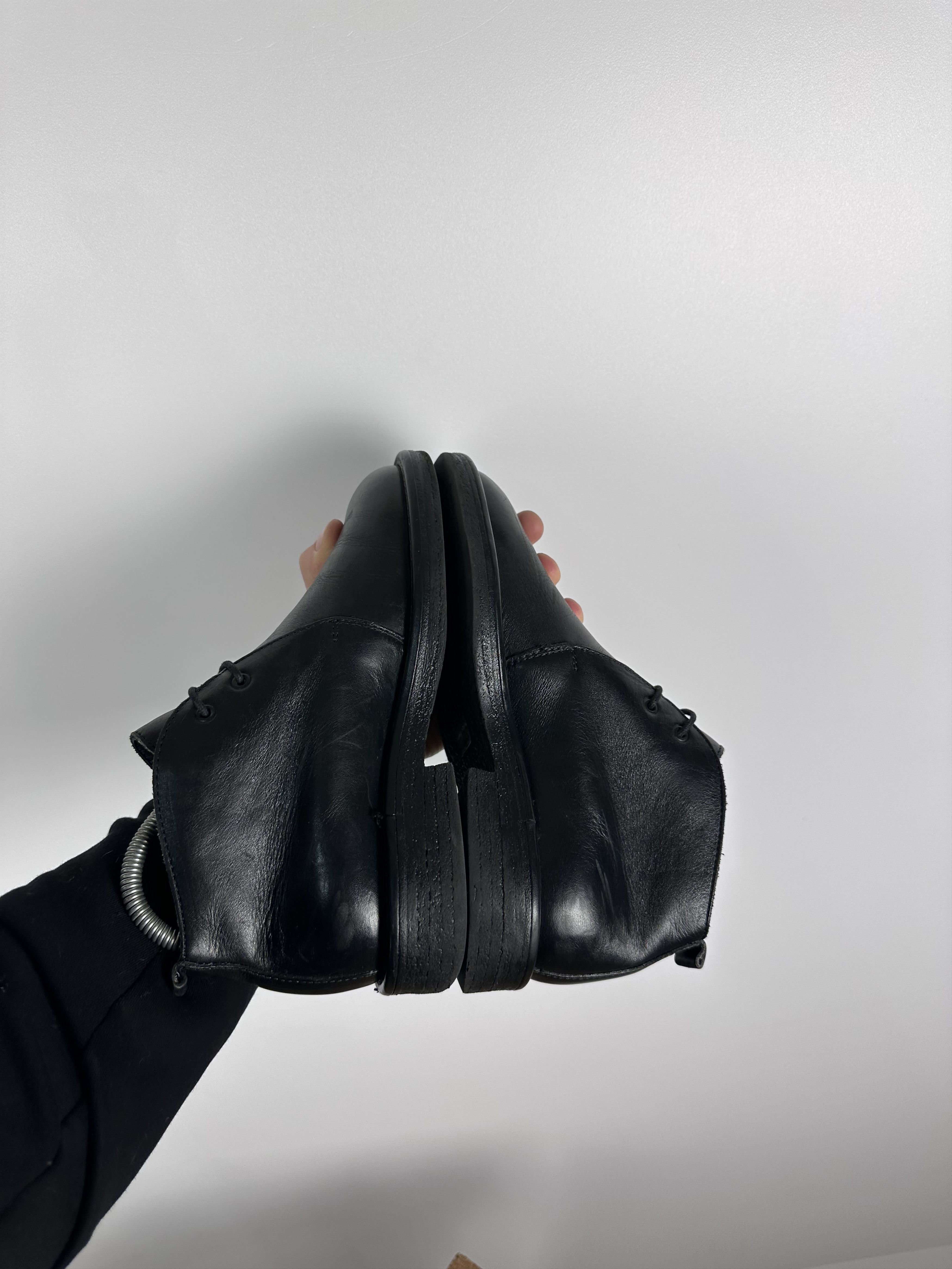 Kenzo × Vintage Vintage KENZO HOOME Boots Authentic Black Leather Shoes 40 Size US 7 / EU 40 - 6 Thumbnail