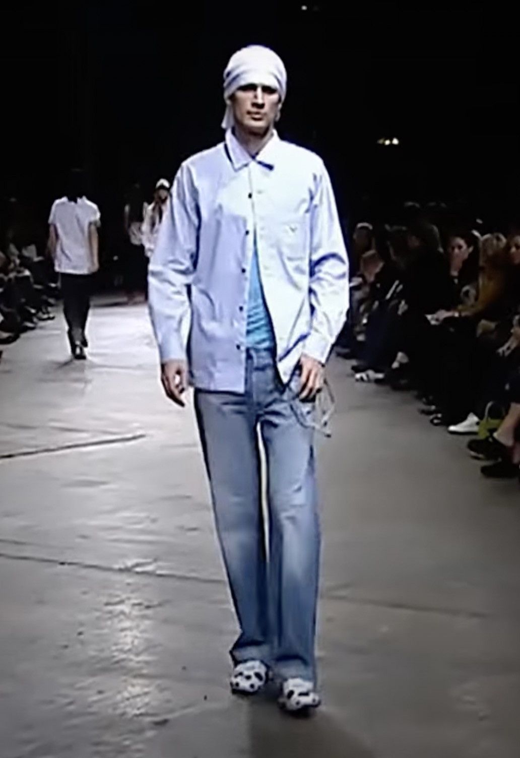 Y-3 Y-3 spring 2005 stitched logo jeans Size US 32 / EU 48 - 2 Thumbnail