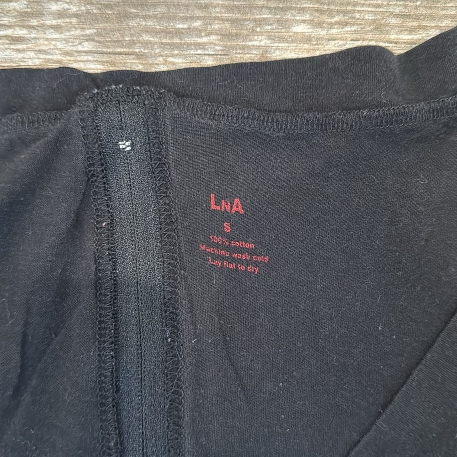 Other LNA Zip Back V-neck T-Shirt - Size Small Size S / US 4 / IT 40 - 2 Thumbnail
