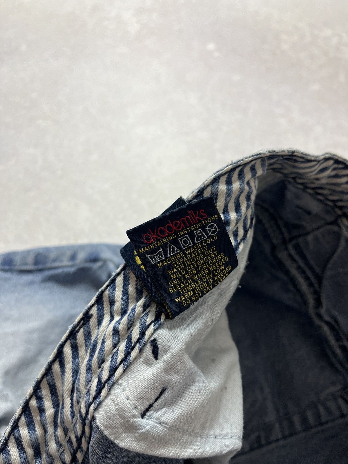 Akademiks VTG Akademiks Men’s Denim Shorts Blue Denim Hip Hop Baggy Size US 36 / EU 52 - 9 Thumbnail
