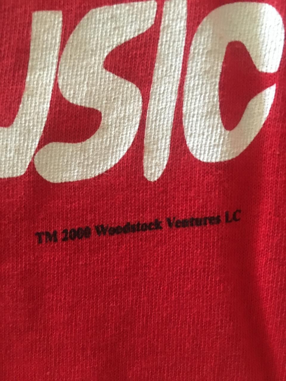 Other Woodstock Red Poster Long Sleeve Tshirt Size US L / EU 52-54 / 3 - 4 Thumbnail