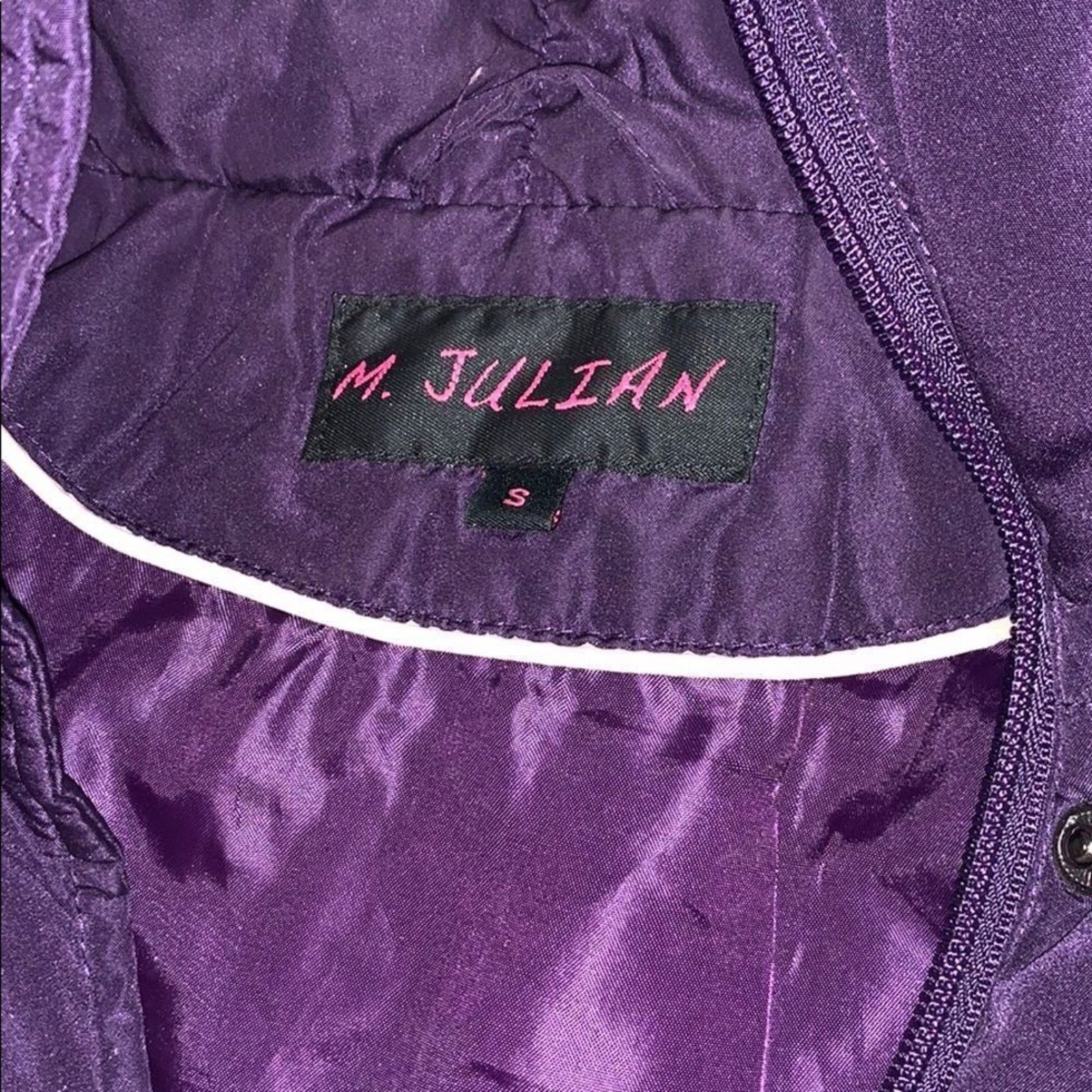 M. Julian M. Julian Purple Puffer Vest | Sz S Size S / US 4 / IT 40 - 3 Thumbnail