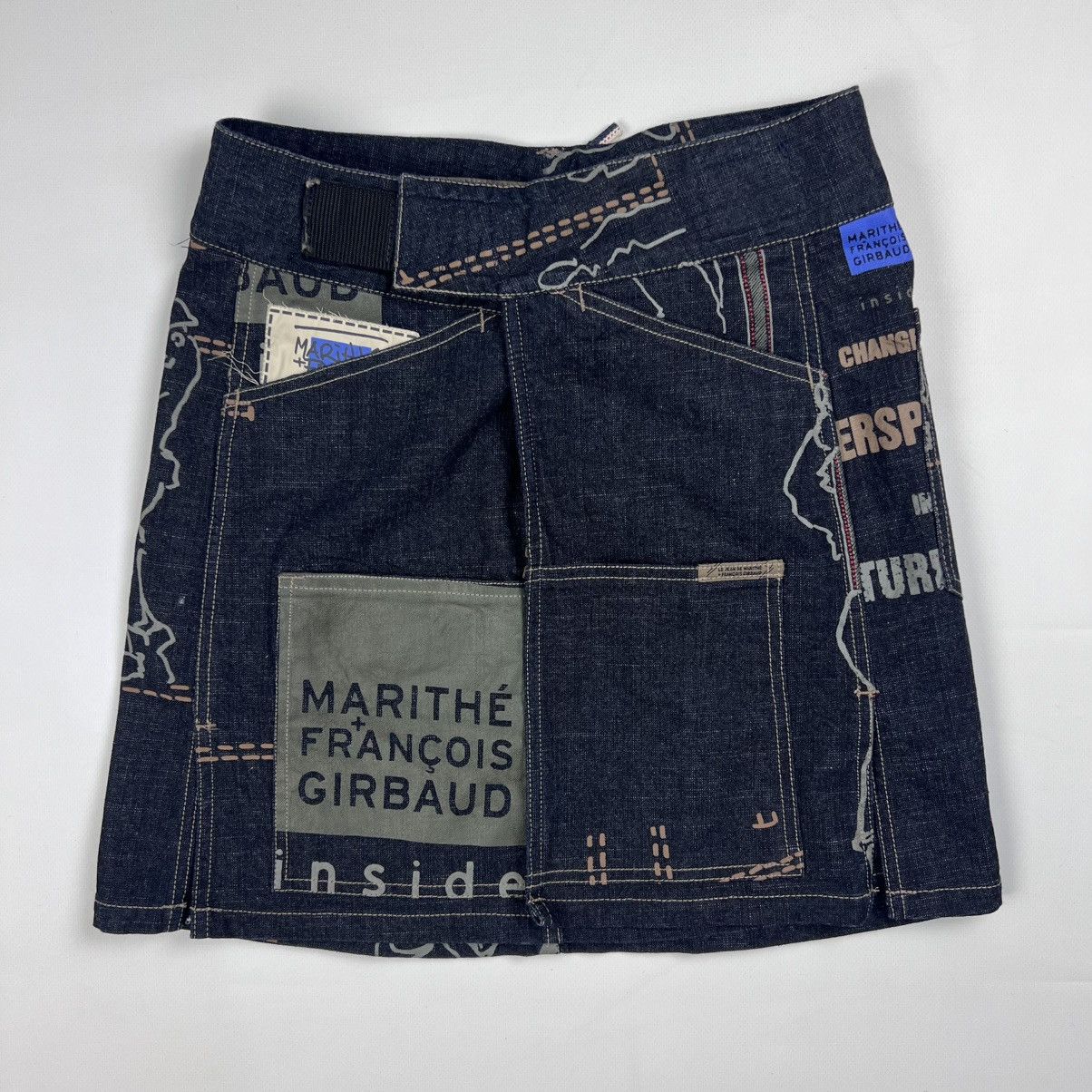 Marithe + Francois Girbaud Marithé + François Girbaud Modular Denim skirt Size 27" / US 4 / IT 40 - 1 Thumbnail