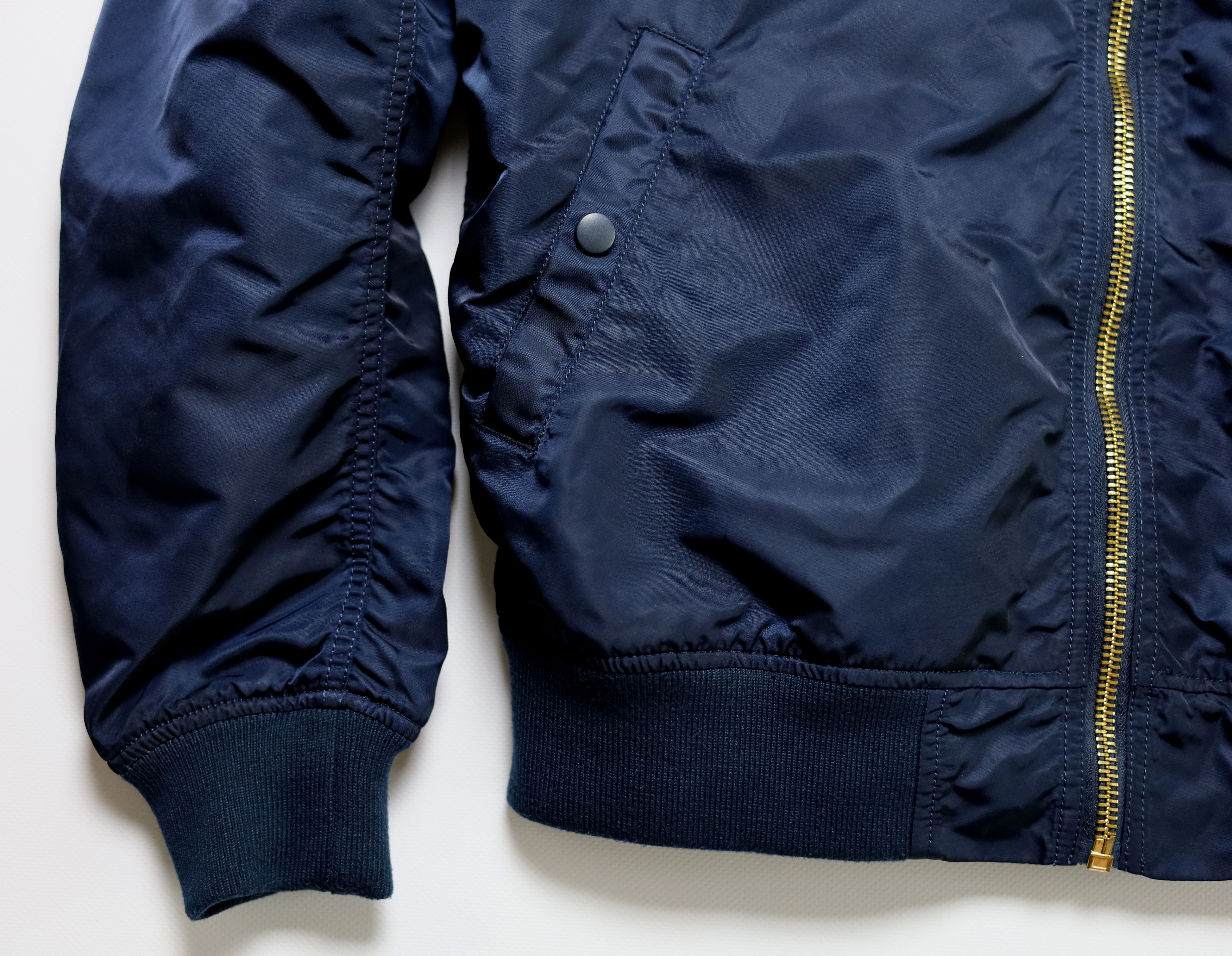 Alpha Industries Alpha Industries MA-1 Flight Bomber Jacket Navy Size US XL / EU 56 / 4 - 2 Thumbnail