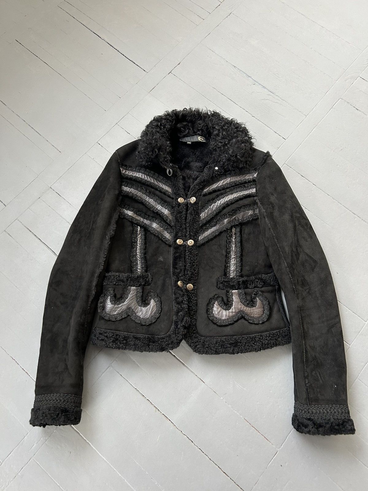 Just Cavalli Roberto Cavalli rare fur jacket vintage Size M / US 6-8 / IT 42-44 - 1 Thumbnail